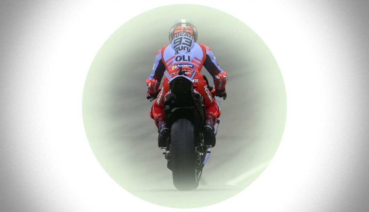 Marc Márquez con su Ducati Desmosedici GP23 Marc Márquez con su Ducati Desmosedici GP23