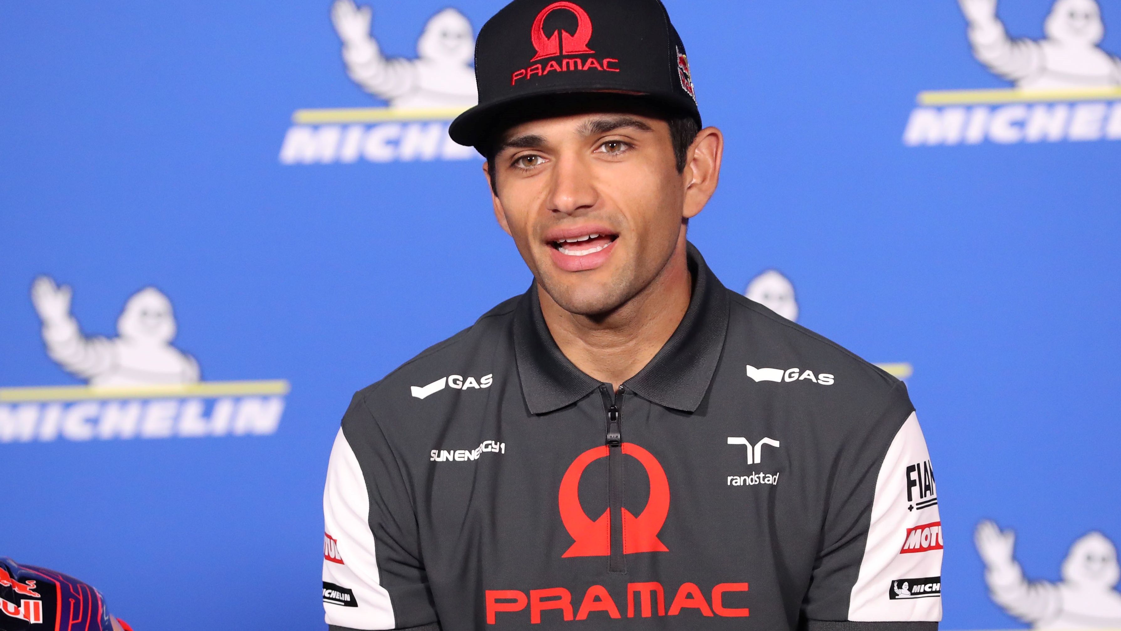 Jorge Martín durante la rueda de prensa del GP de Francia de MotoGP 2024