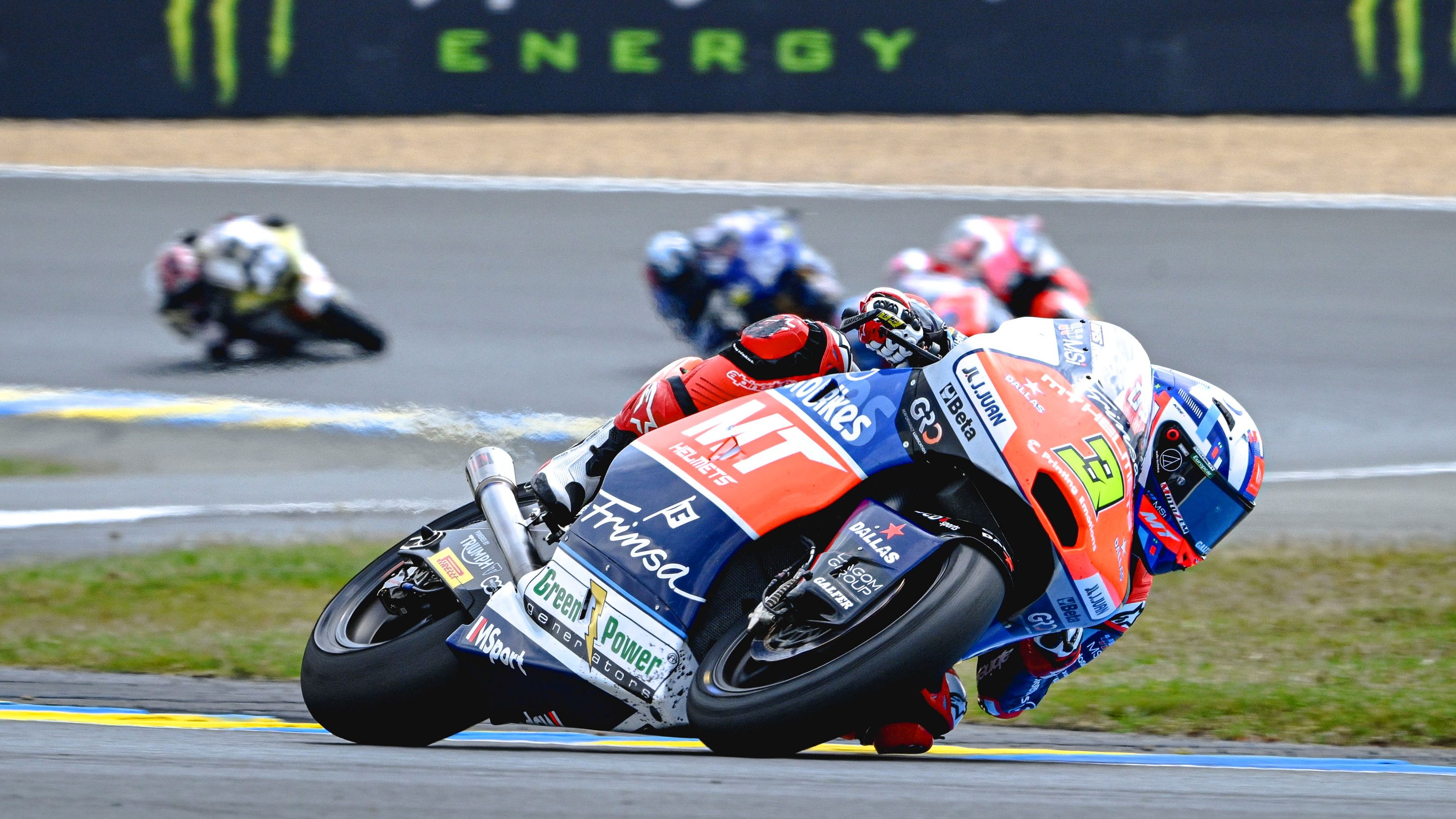 Sergio García ha dominado la carrera de Moto2 en Le Mans