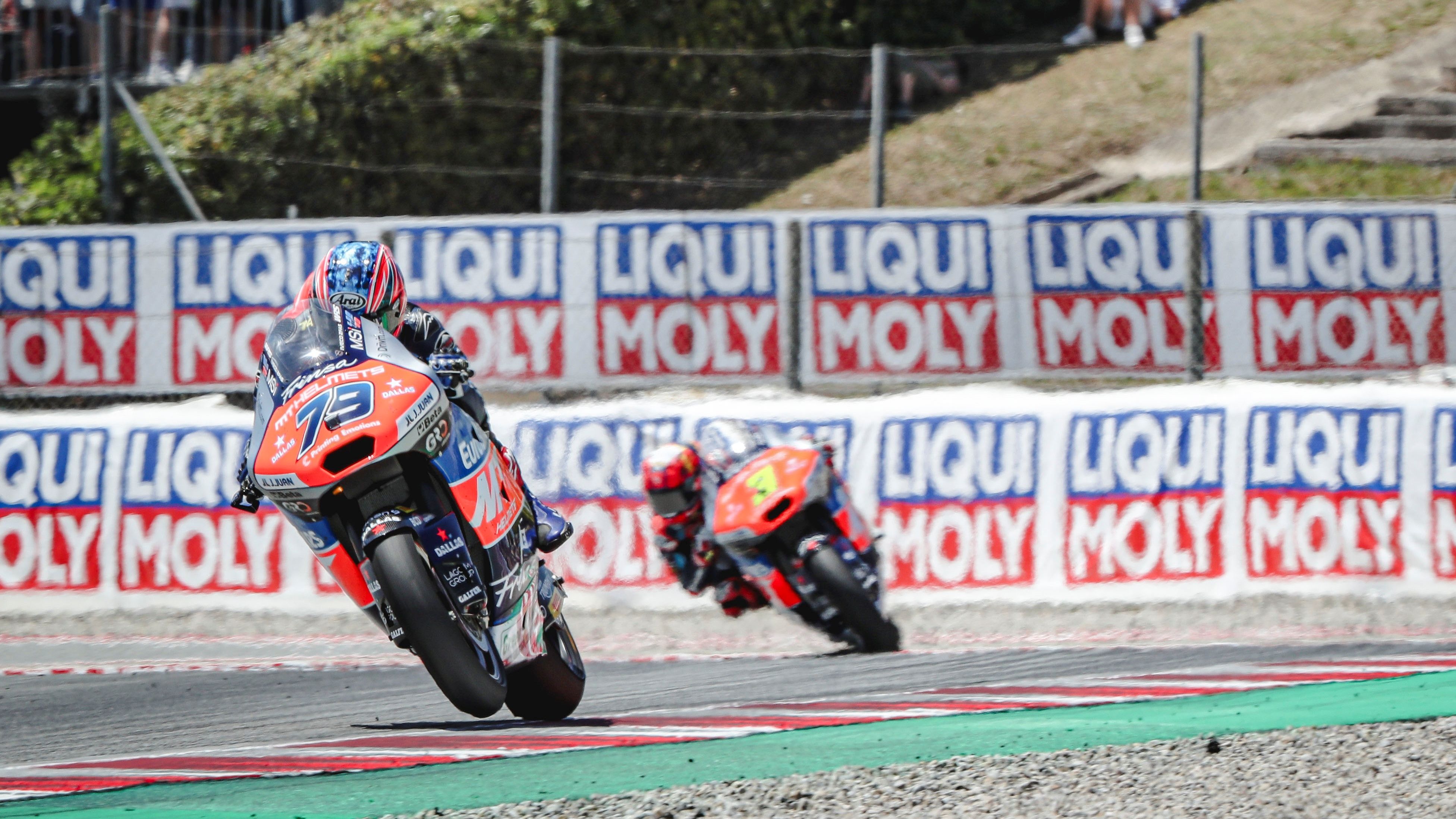 Ai Ogura se va de Sergio García rumbo a la victoria, Moto2 Catalunya 2024