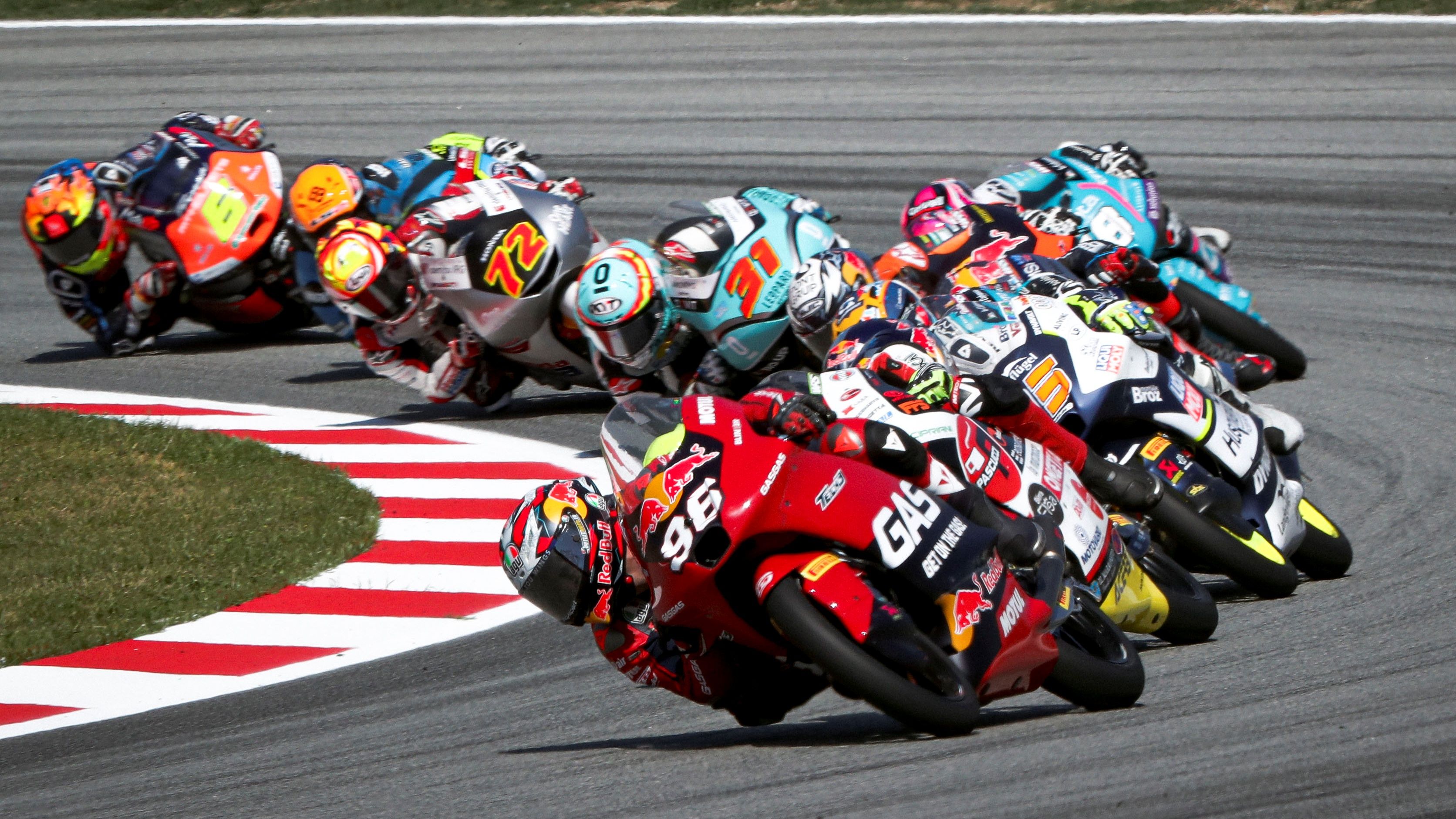 Dani Holgado comanda el grupo delantero, Moto3 Catalunya 2024