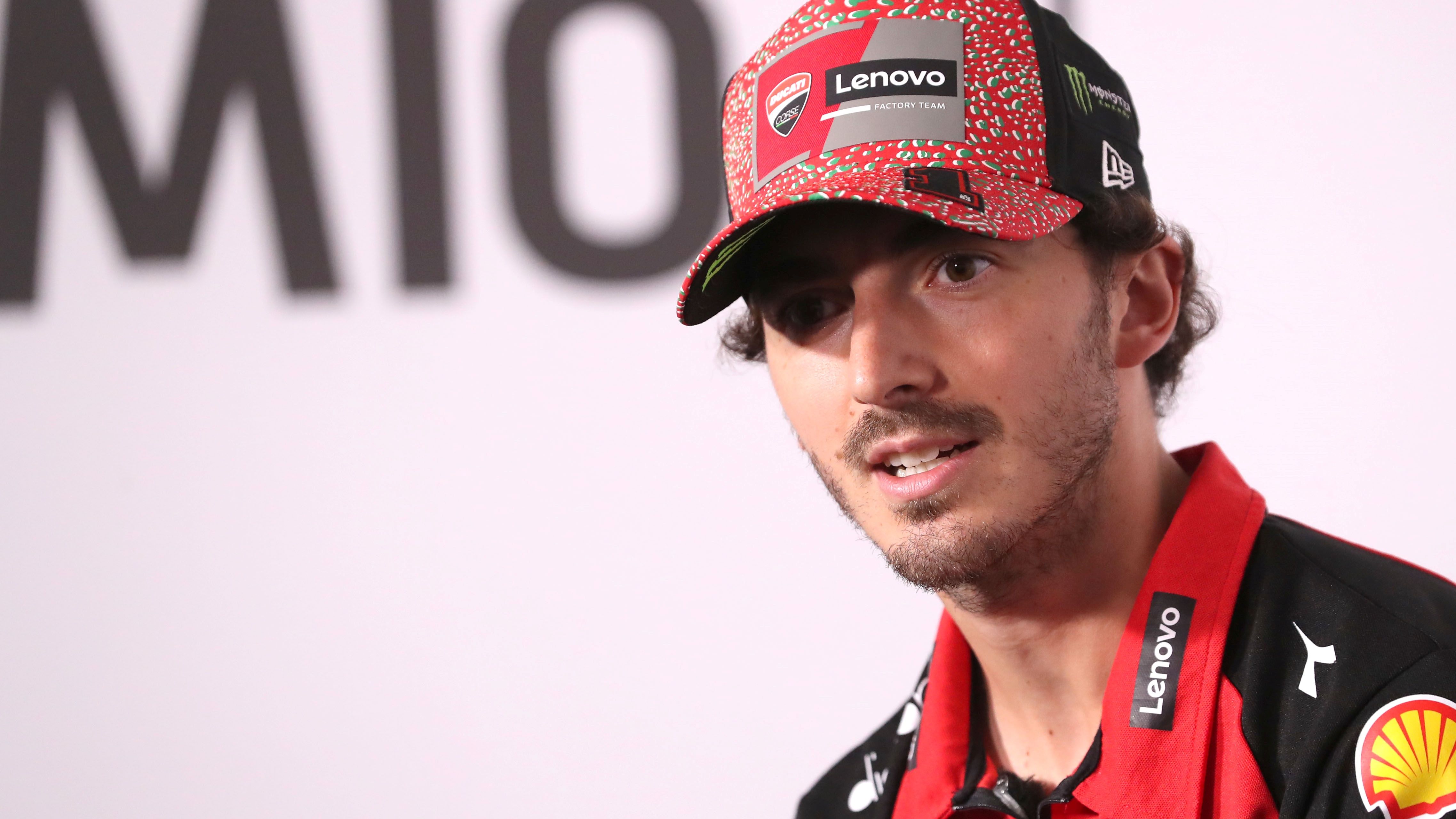 Pecco Bagnaia en la rueda de prensa previa del GP de Italia de MotoGP 2024 en Mugello