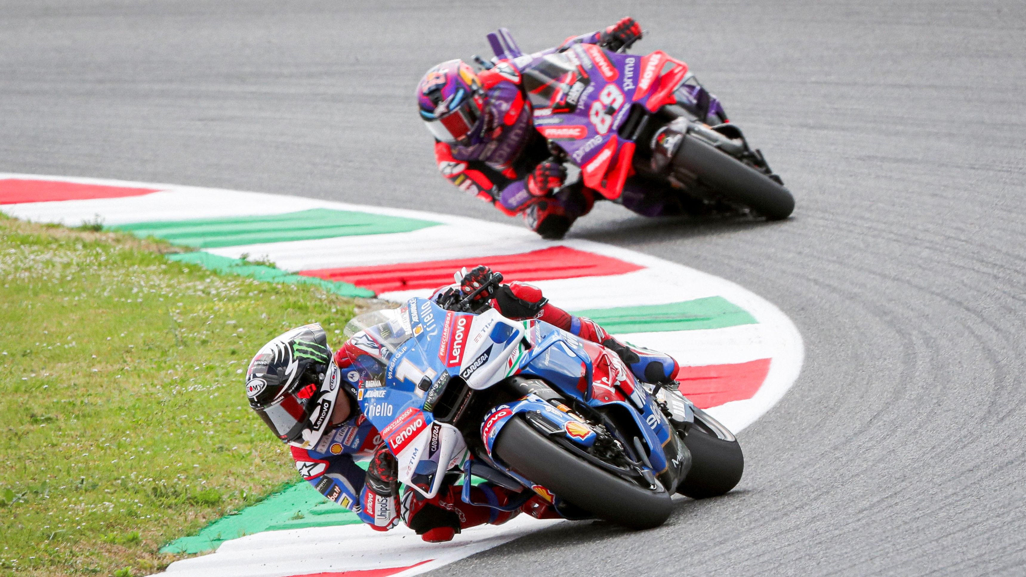 Pecco Bagnaia recorta distancias con Jorge Martín en la general de MotoGP 2024 tras el GP de Italia