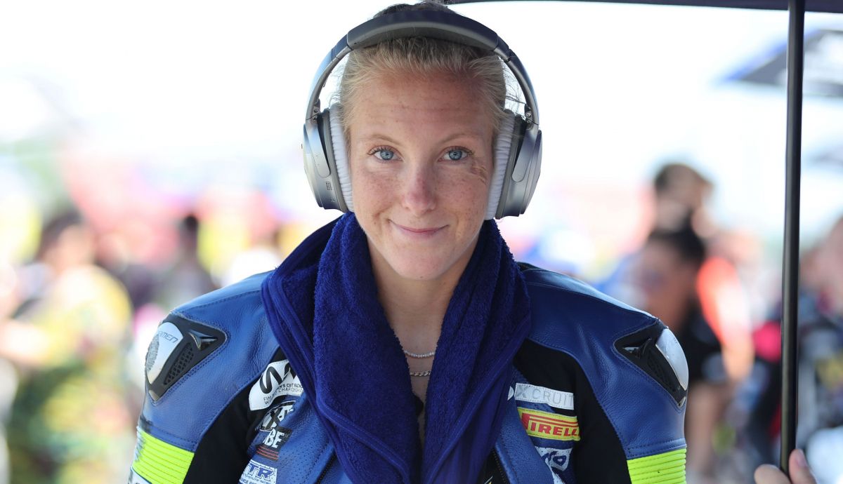Mia Rusthen sufrió un grave accidente en Misano Mia Rusthen sufrió un grave accidente en Misano