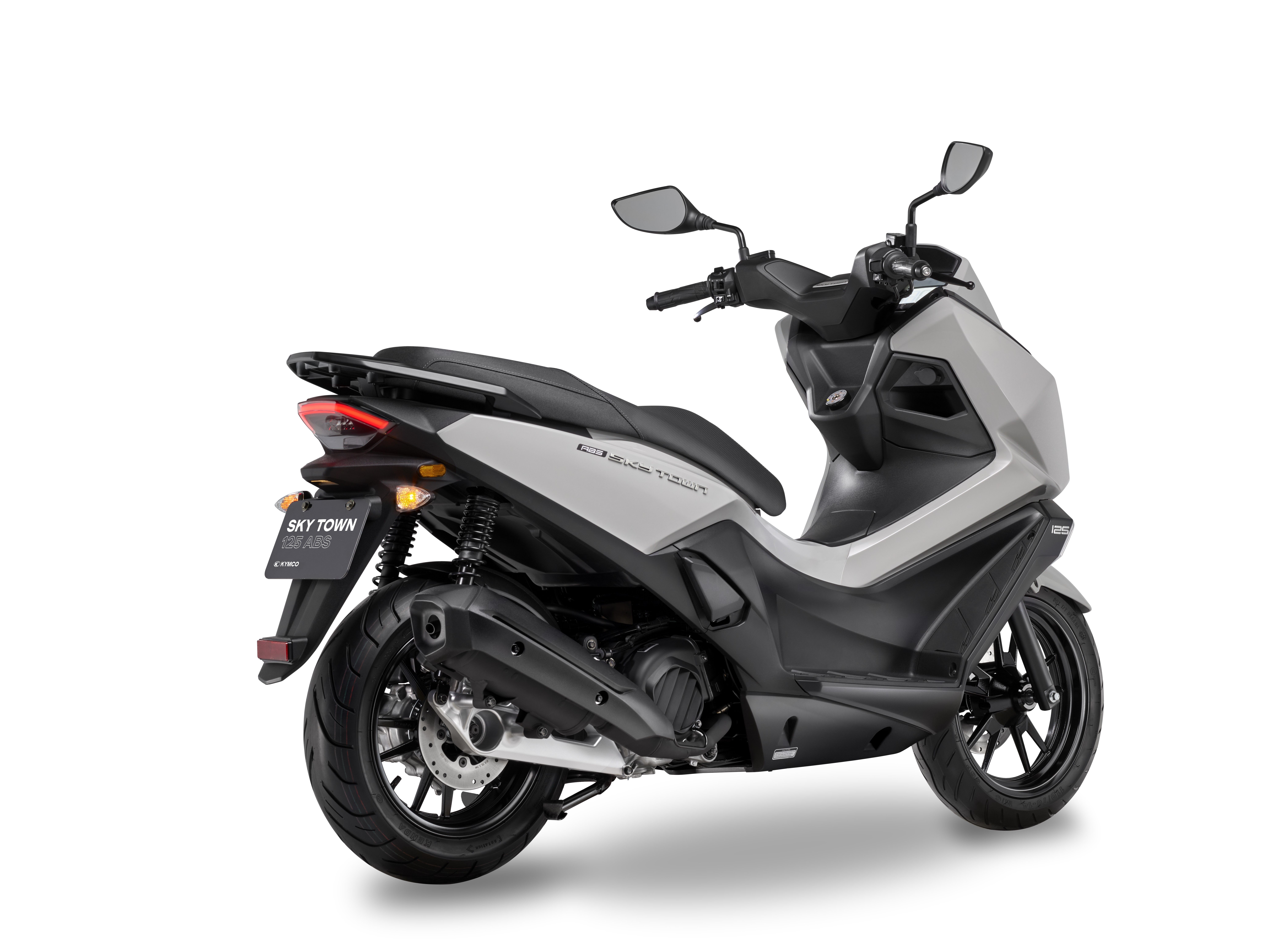 Kymco Sky Town ABS Gris tras sin maleta con luces