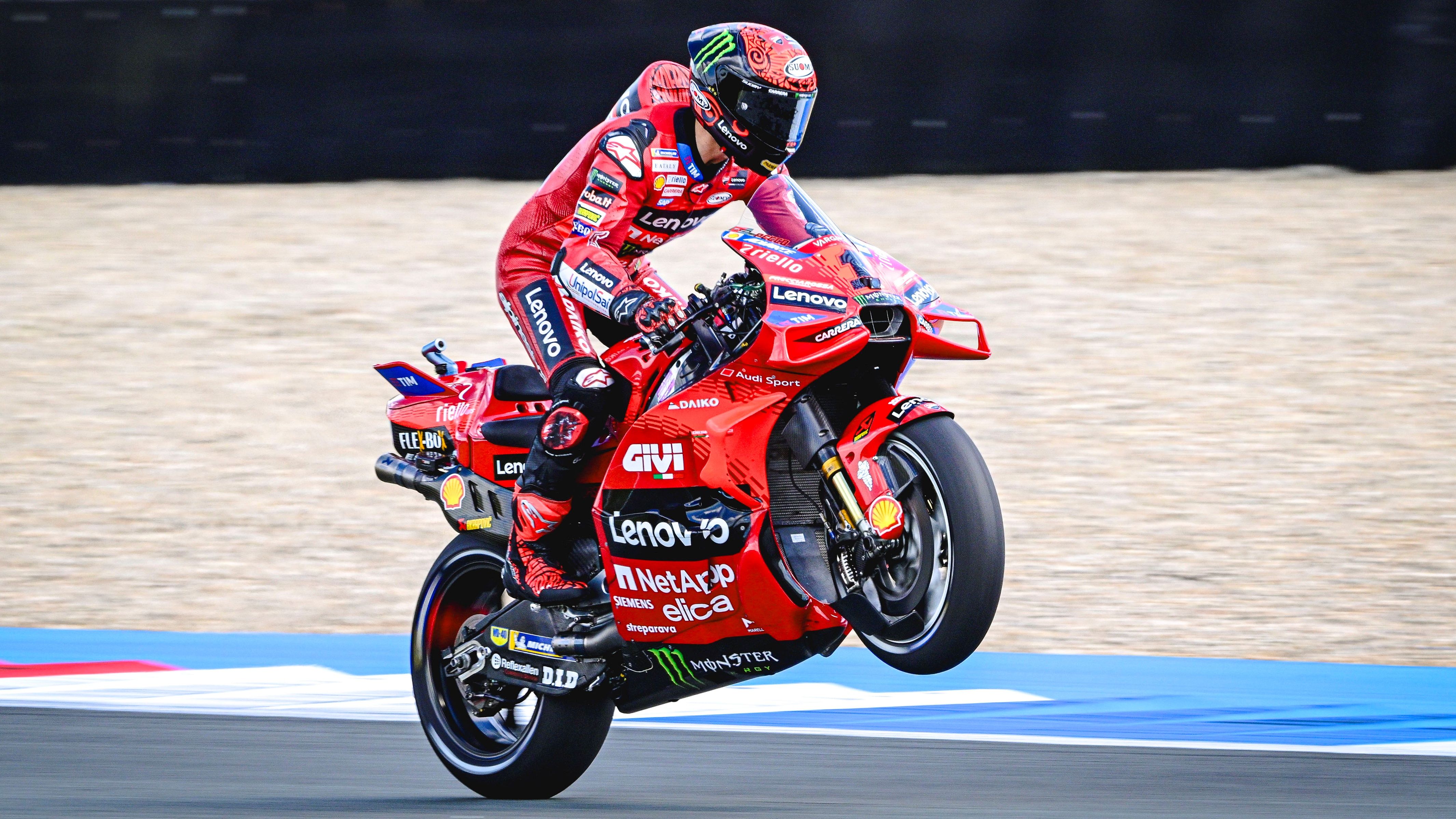 Pecco Bagnaia ha logrado la pole destrozando el récord de Assen