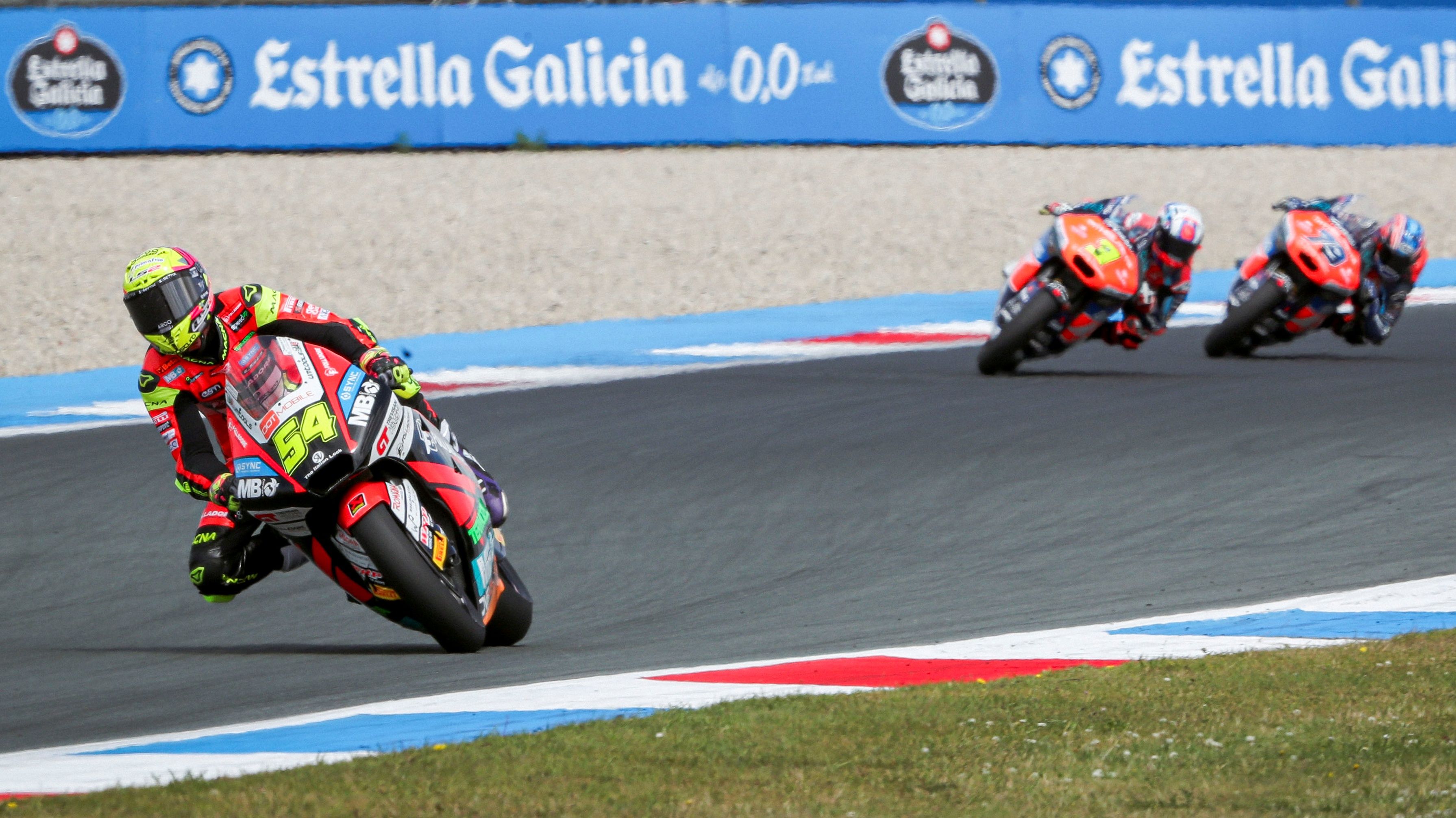 Fermín Aldeguer se escapa de Sergio García y Ai Ogura, Moto2 Assen 2024