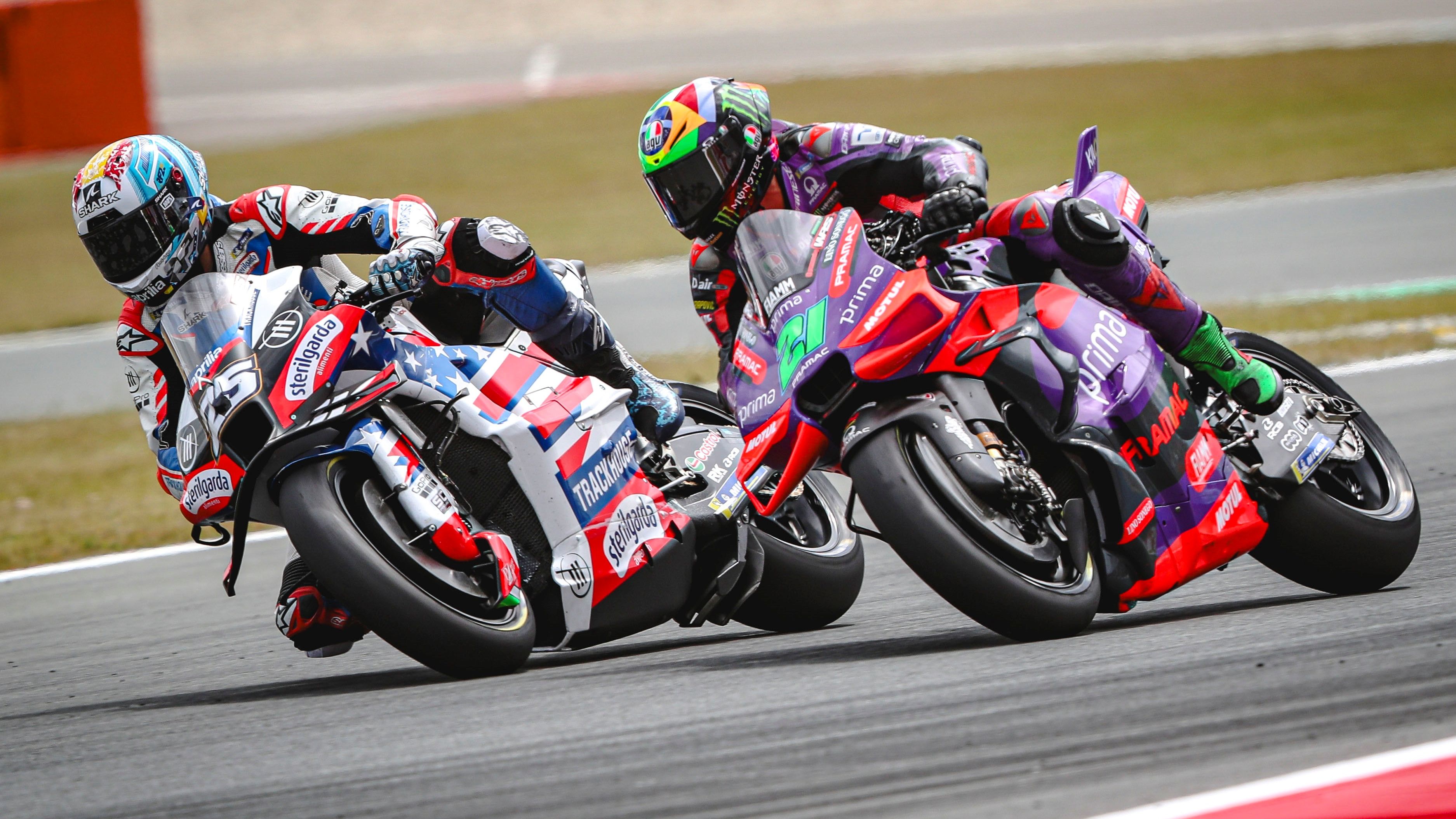 Raúl Fernández supera a Franco Morbidelli, MotoGP Assen 2024