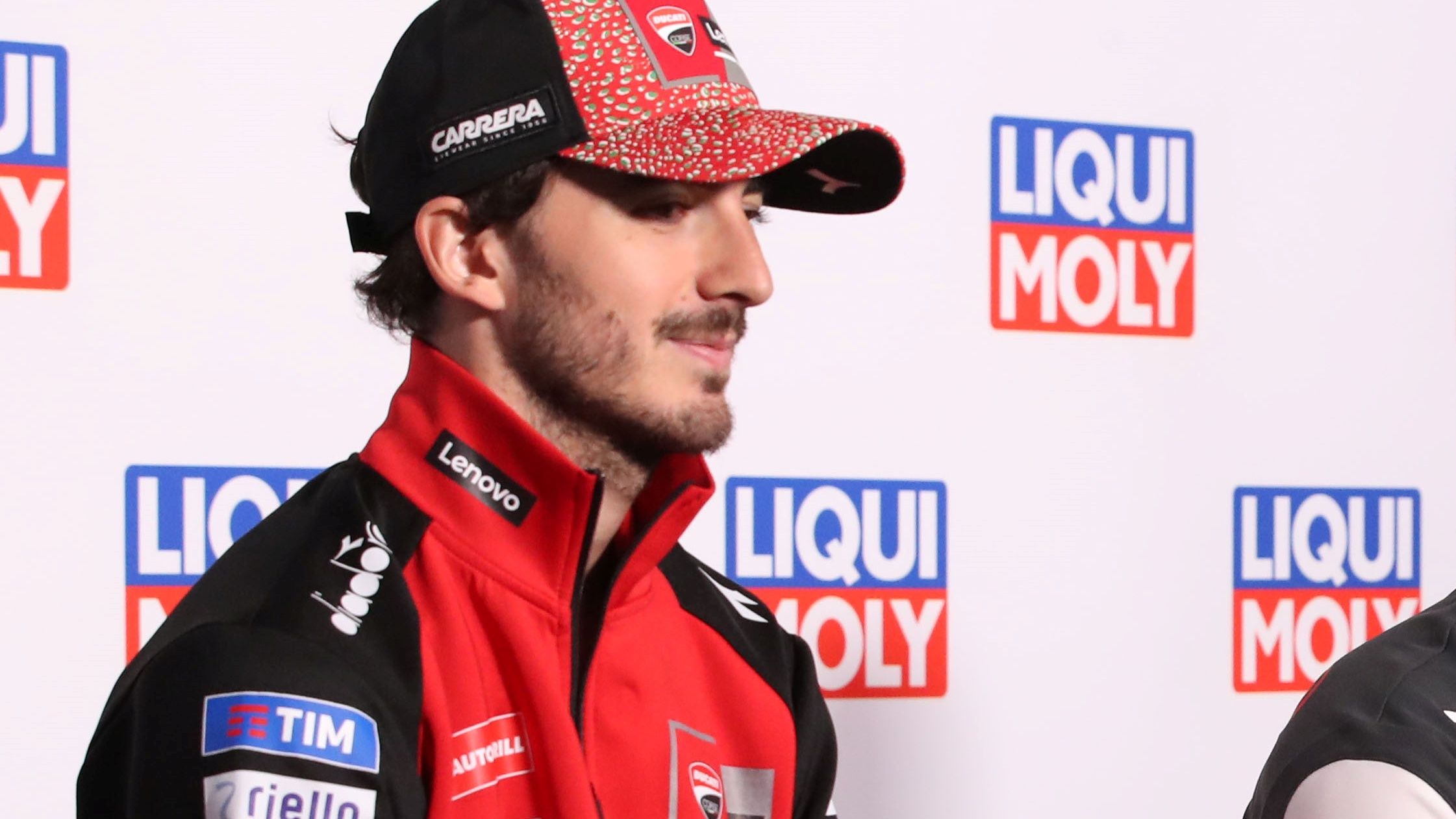 Pecco Bagnaia en la rueda de prensa previa del GP de Alemania 2024 en Sachsenring