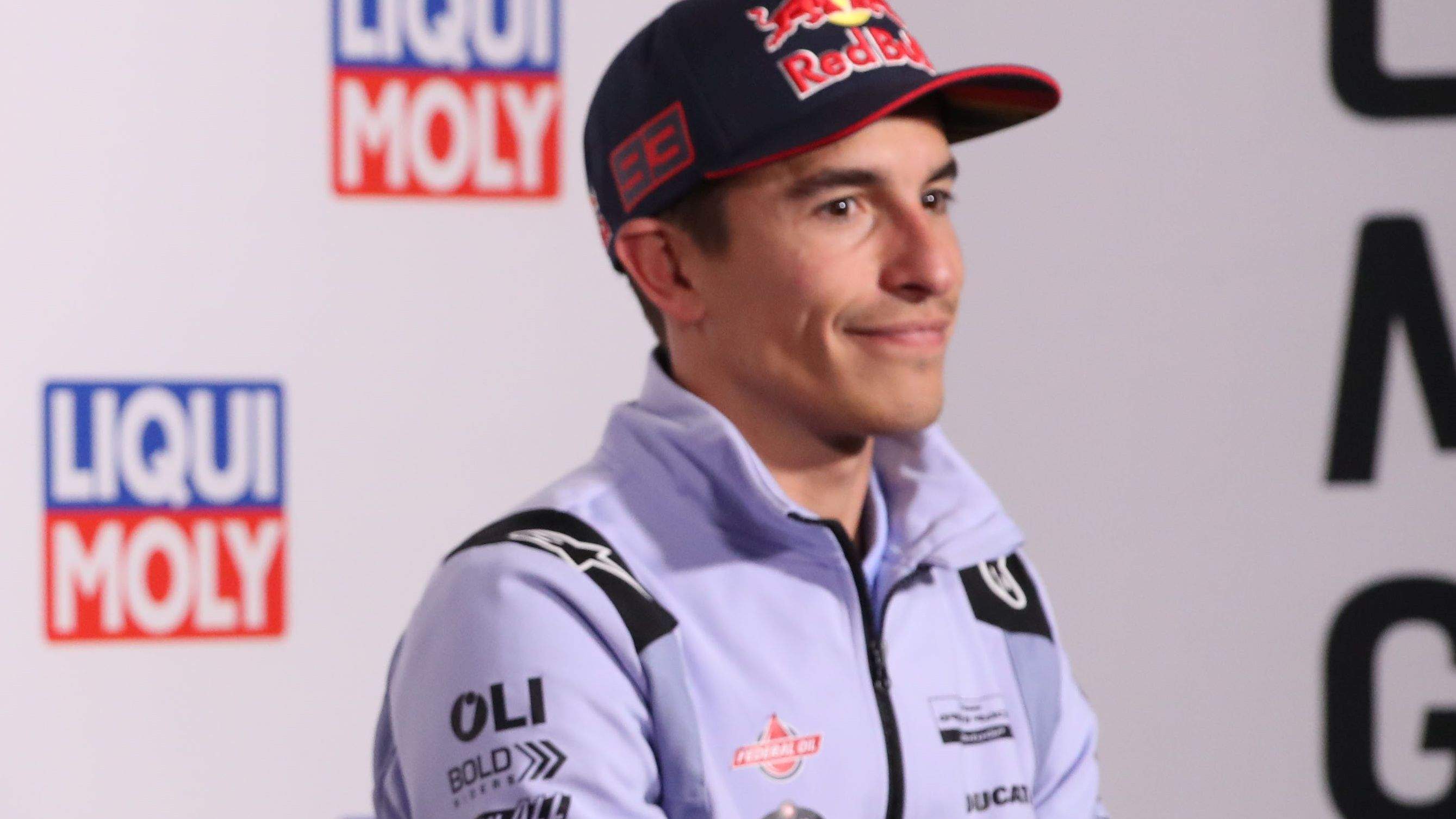 Marc Márquez en la rueda de prensa previa del GP de Alemania 2024 en Sachsenring