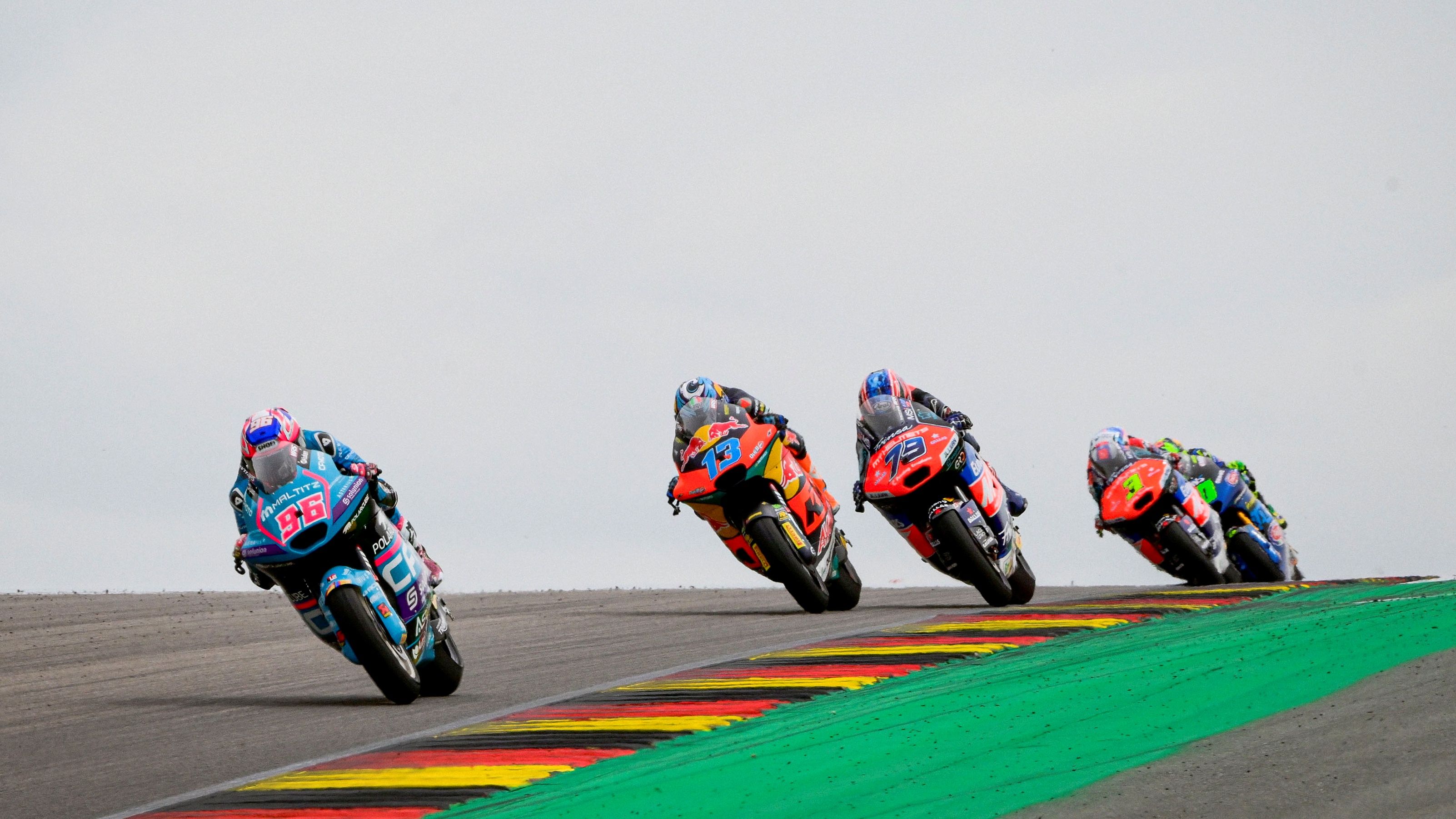 Jake Dixon abre hueco con Celestino Vietti, Ai Ogura, Sergio García y Diogo Moreira, Moto2 Sachsenring 2024