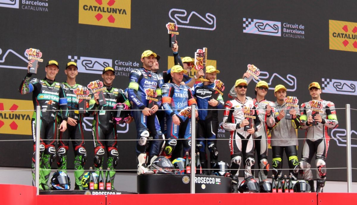 Podio final de las 24 horas de Catalunya 2024