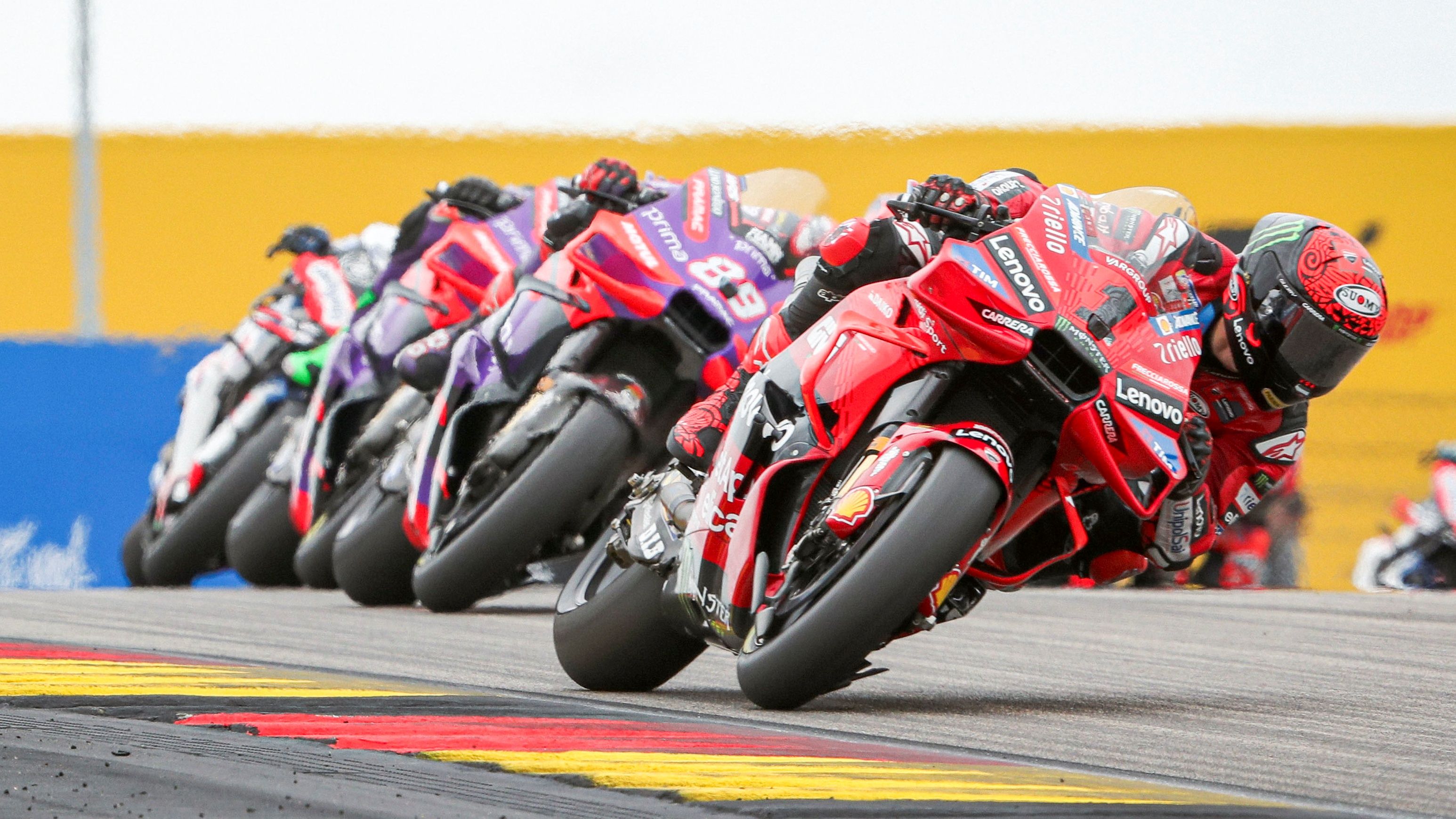 Pecco Bagnaia sumó su sexta victoria en MotoGP 2024 en el GP de Alemania en Sachsenring