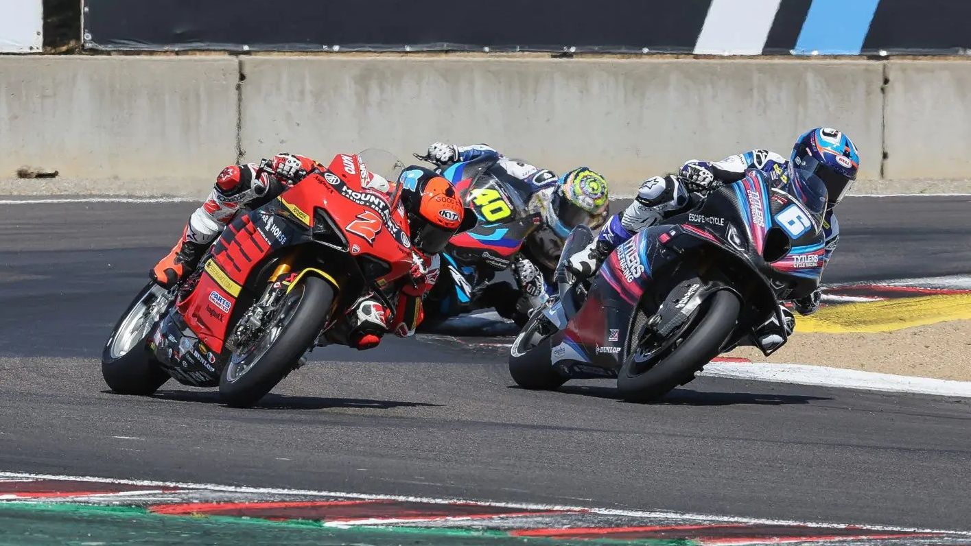 Josh Herrin y Cameron Beaubier se han repartido las victorias de MotoAmerica Superbike en Laguna Seca