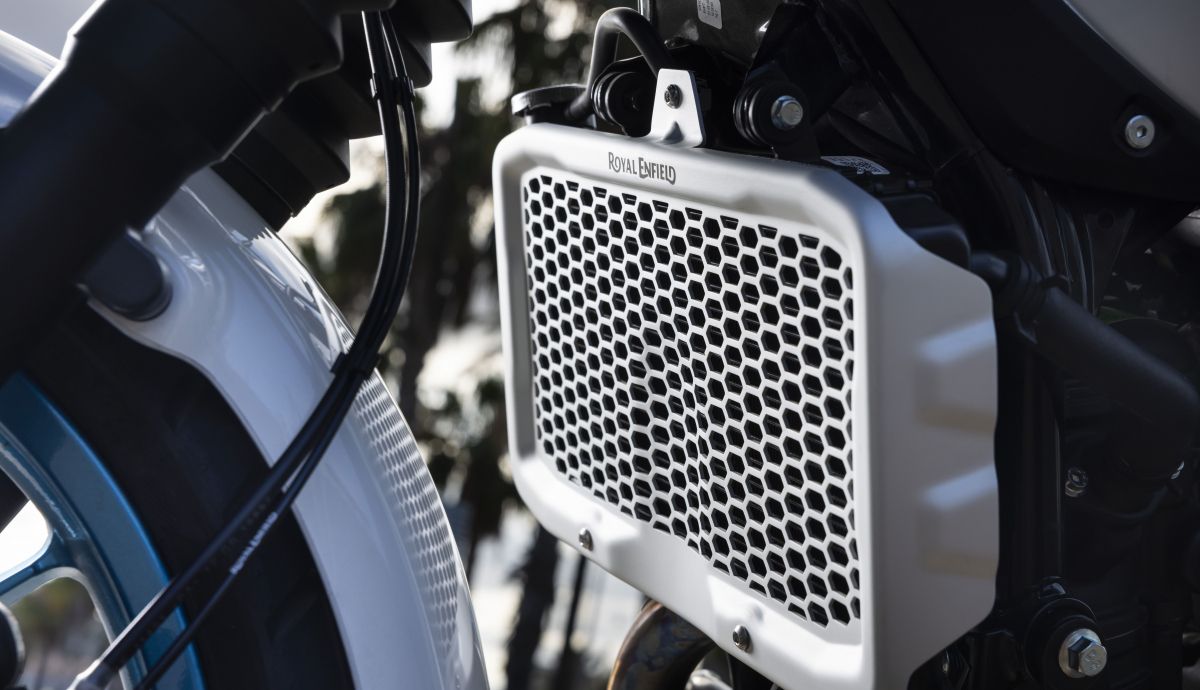 Royal Enfield Guerrilla 450 Radiator Close Up(2)