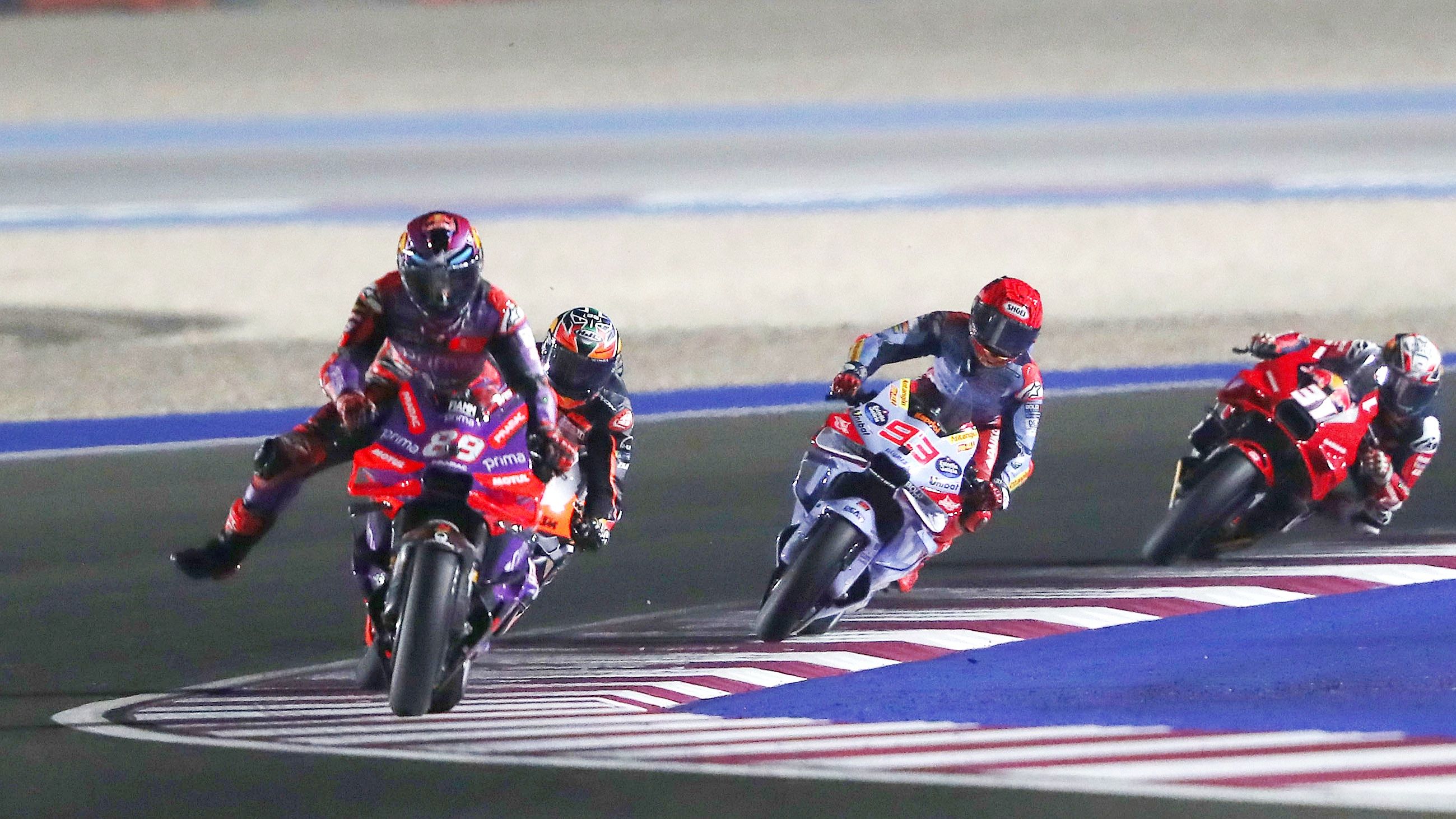Jorge Martín, Marc Márquez y Pedro Acosta, tres de los Nietos de Ángel