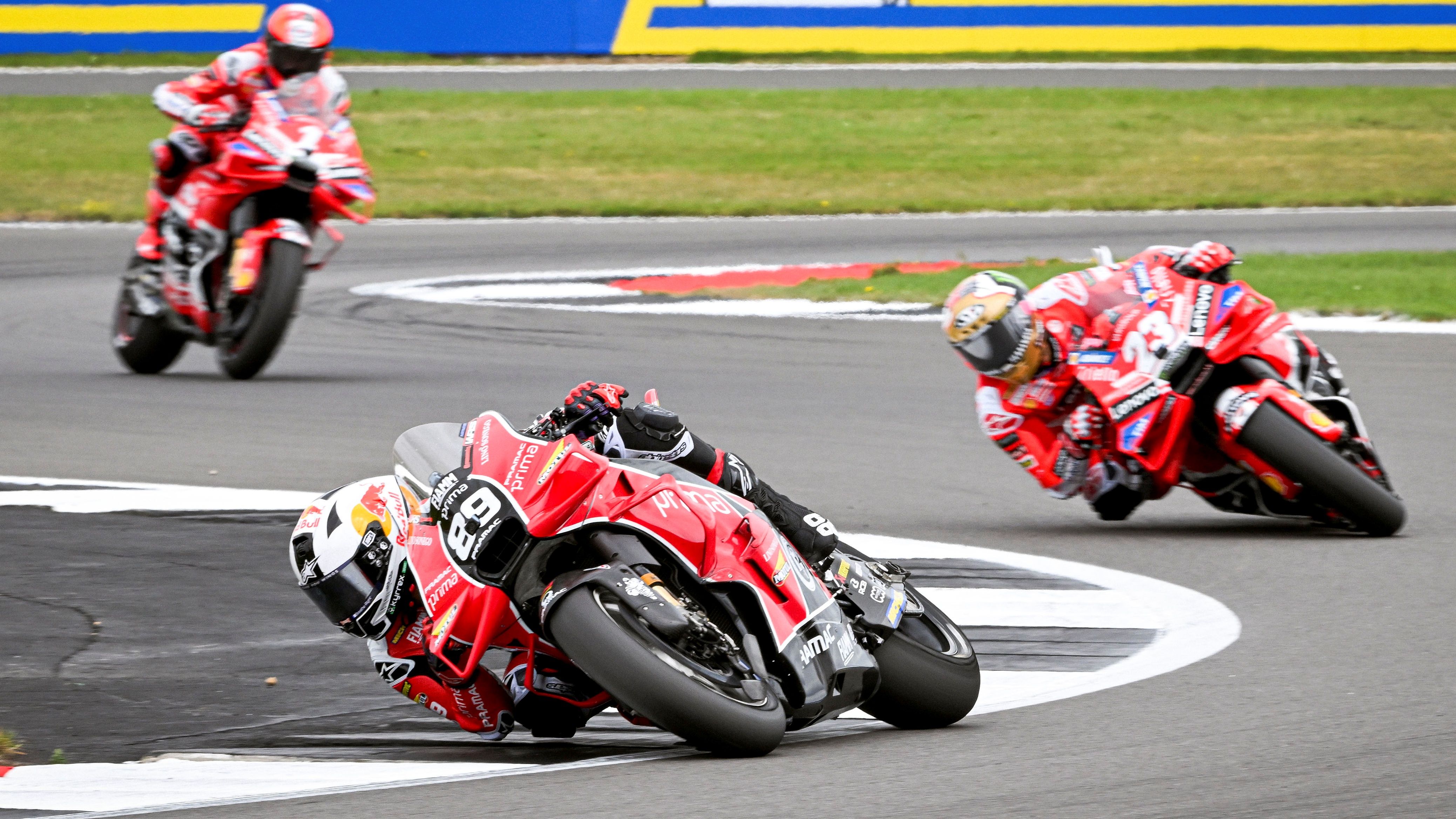Jorge Martín lidera ante Enea Bastianini y Pecco Bagnaia, MotoGP Silverstone 2024