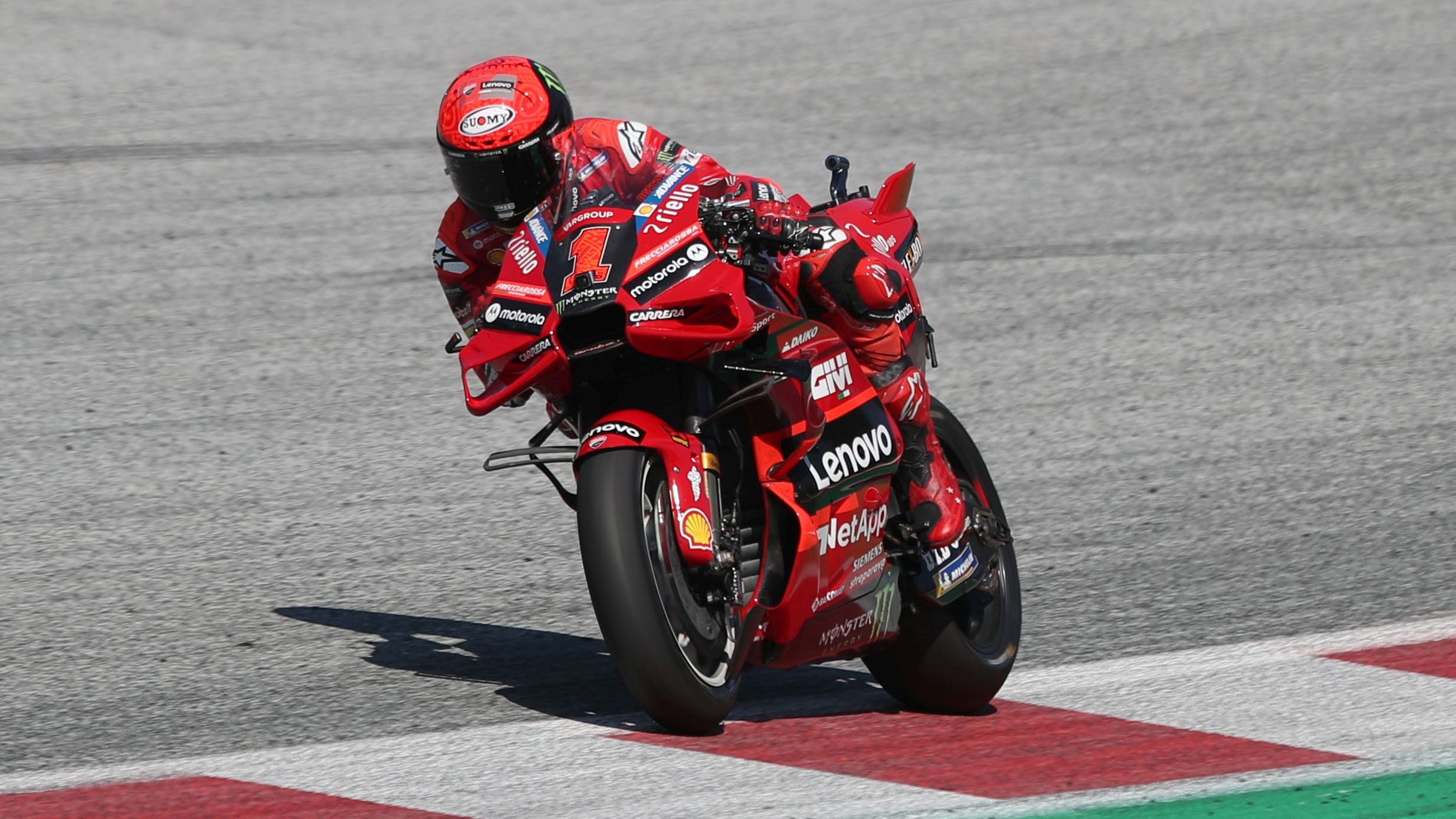 Pecco Bagnaia dio en el Red Bull Ring una de sus mayores exhibiciones con Ducati