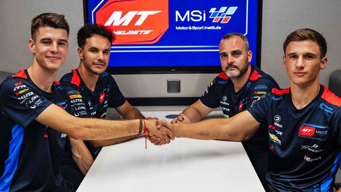 Iván Ortolá y Sergio García serán los pilotos del MT Helmets   MSI en Moto2 2025