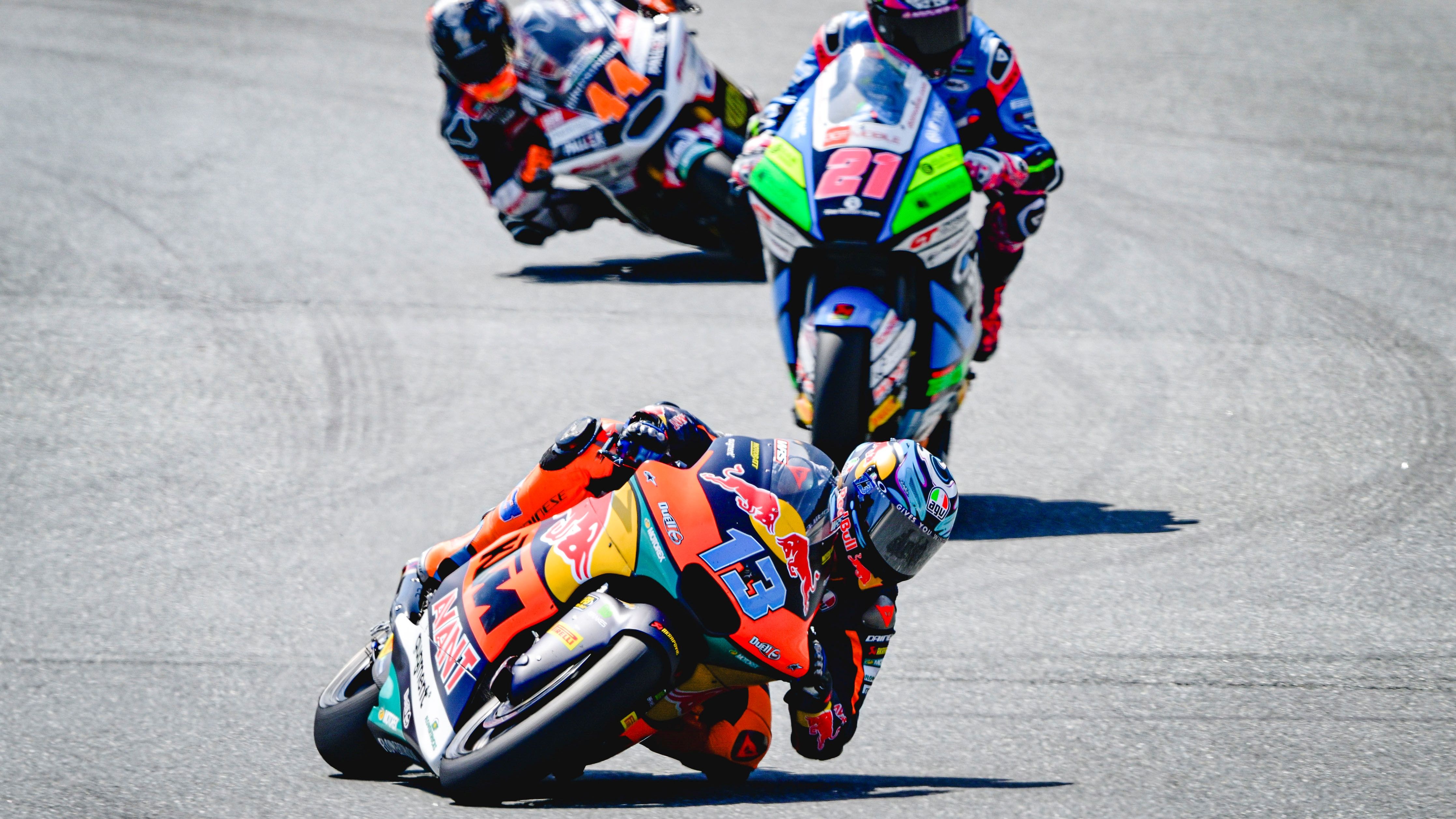 Celestino Vietti se escapa de Alonso López, Moto2 Austria 2024