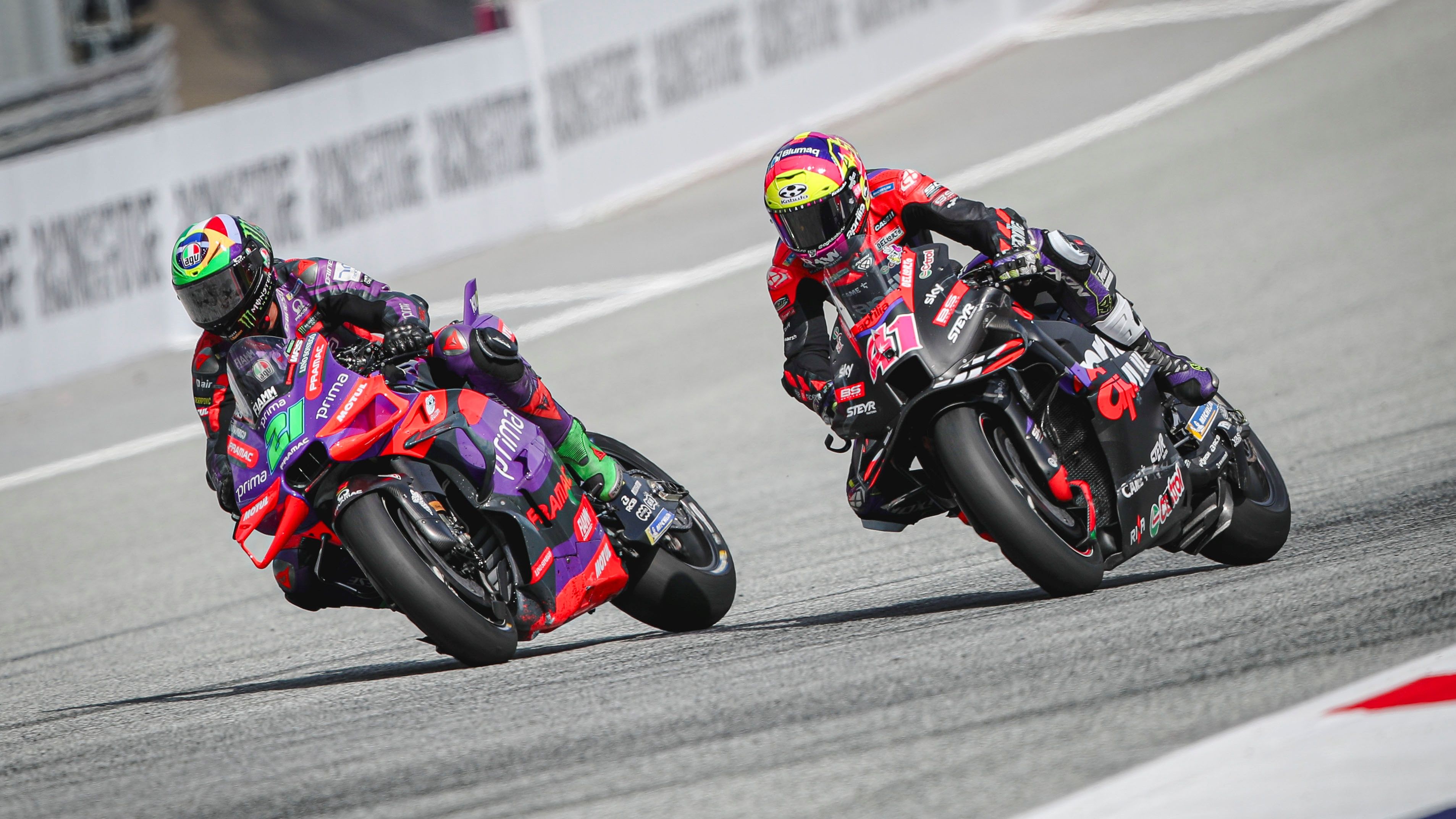 Franco Morbidelli supera a Aleix Espargaró, MotoGP Austria 2024