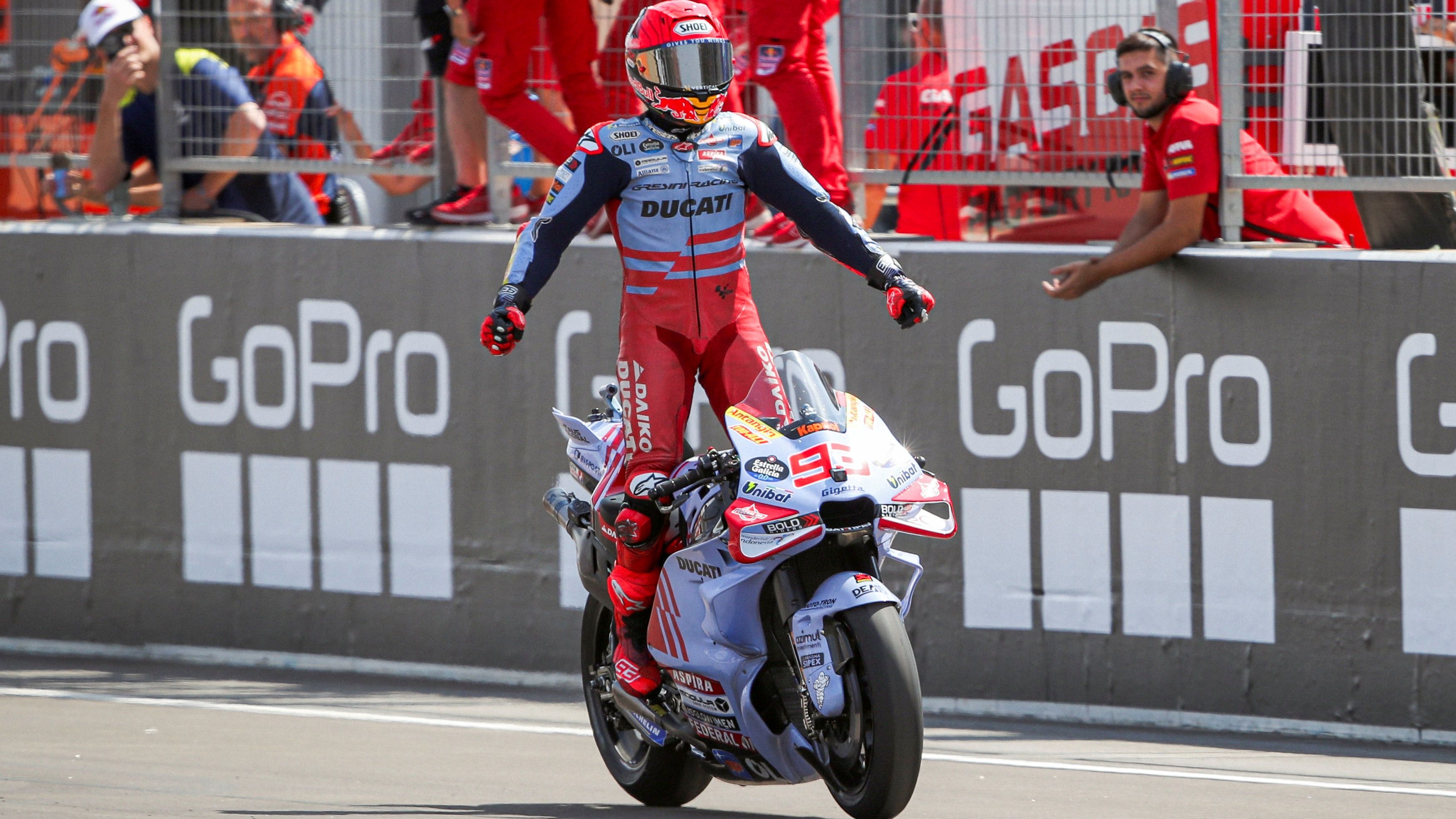 Marc Márquez ha ganado en Motorland Aragón su primera carrera en MotoGP tras 1.043 días