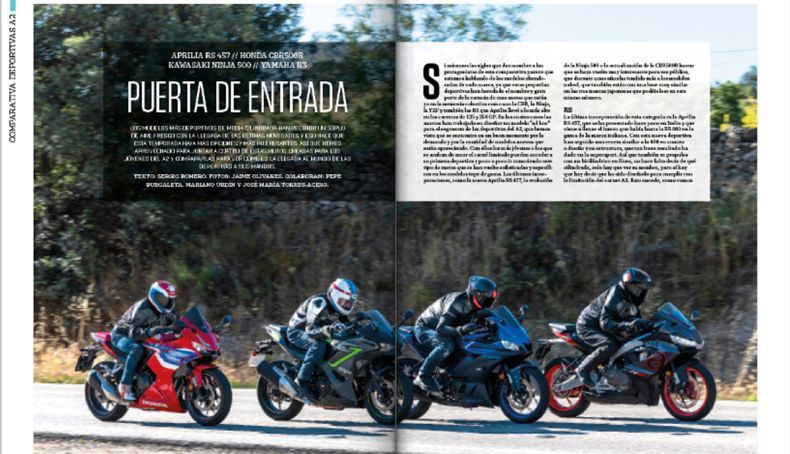 mOTOCICLISMO 2652 Comparativa deportivas A2