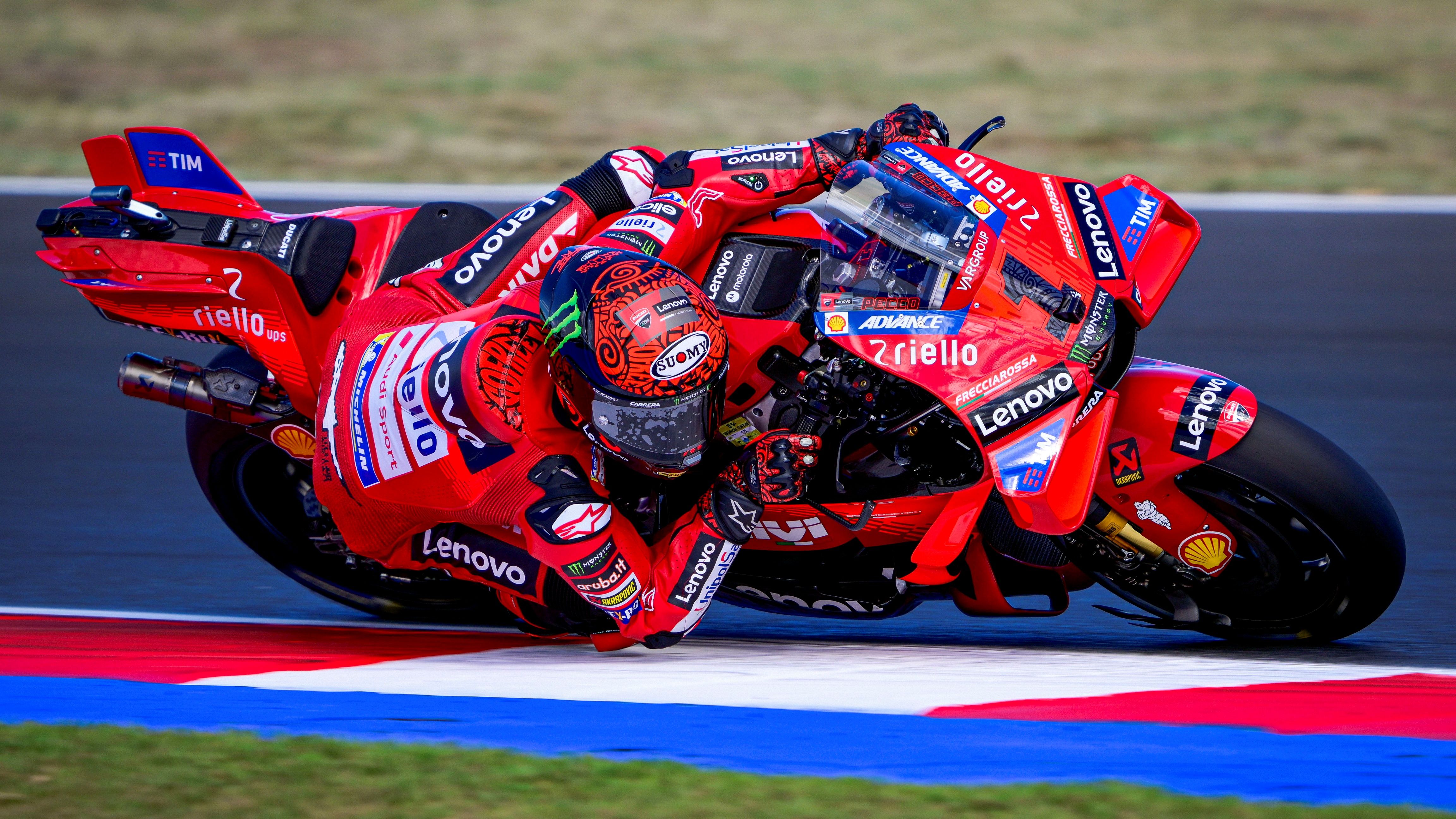 Pecco Bagnaia ha sido el más rápido el primer día en Misano