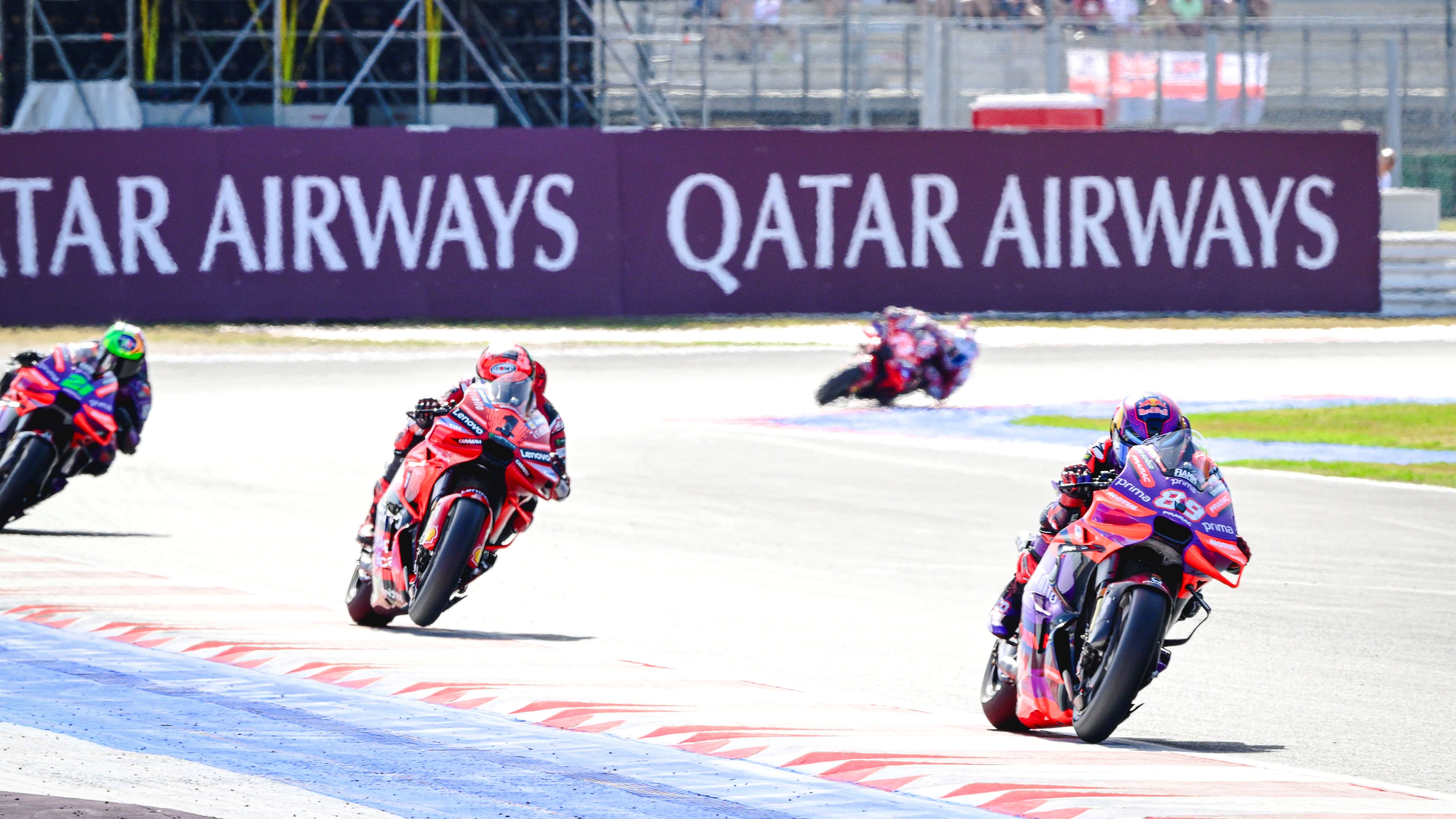 Jorge Martín ha ganado el Sprint de Misano ante Pecco Bagnaia y Franco Morbidelli