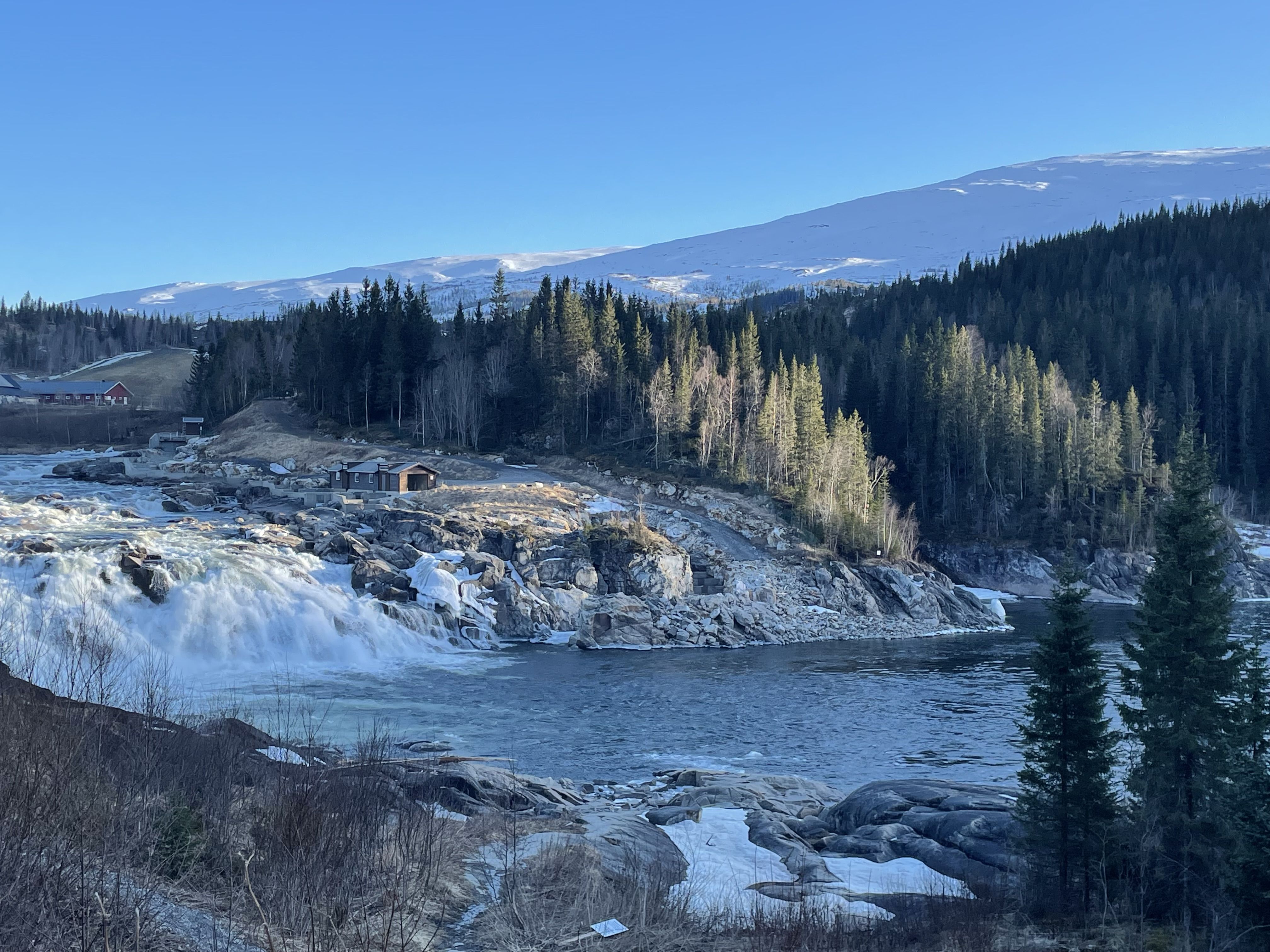 Las cascadas de Laksforsen