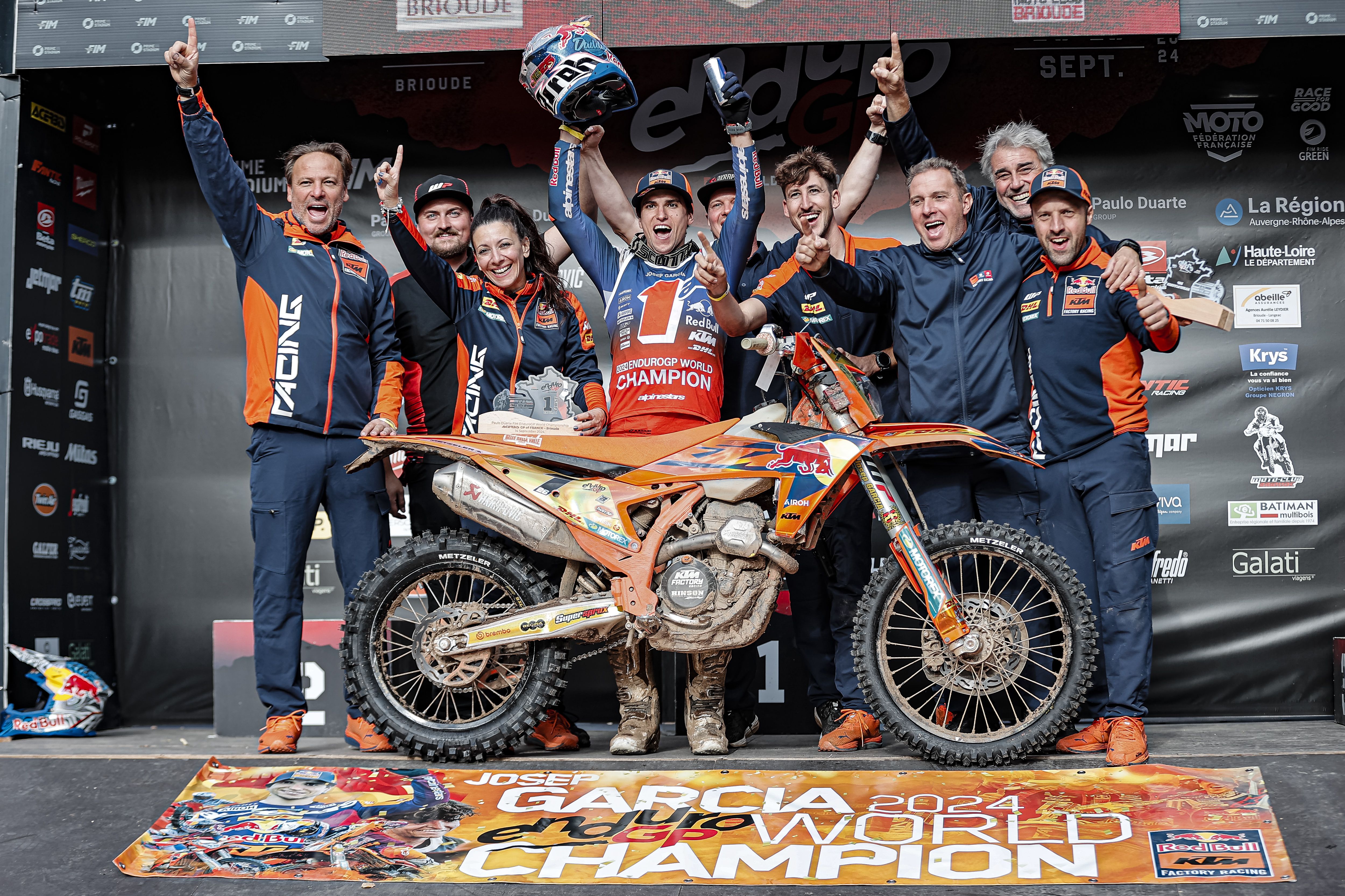 Josep García, Campeón del Mundo de Enduro GP y Enduro 1. Histórico primer doblete.