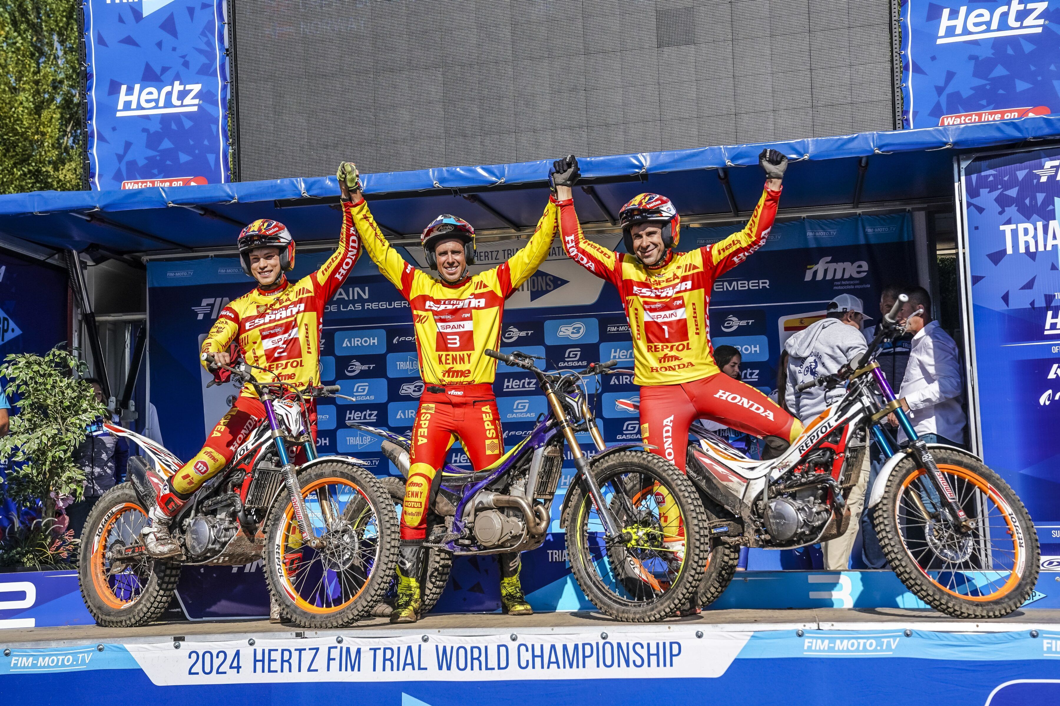 España gana por trigésima vez el Trial de las Naciones 2024. Las chicas, terceras