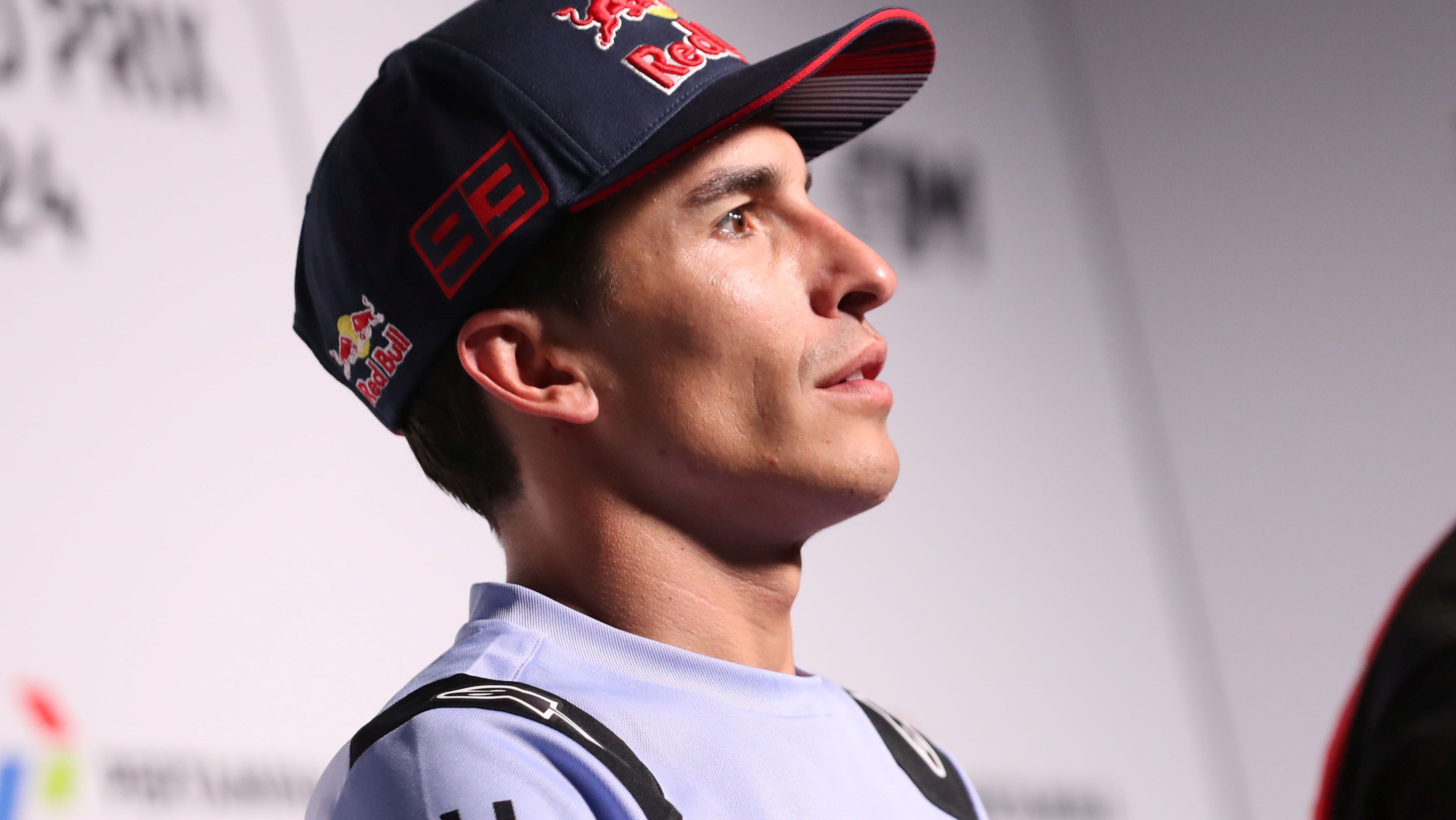 Marc Márquez durante la rueda de prensa previa del GP de Indonesia de MotoGP 2024