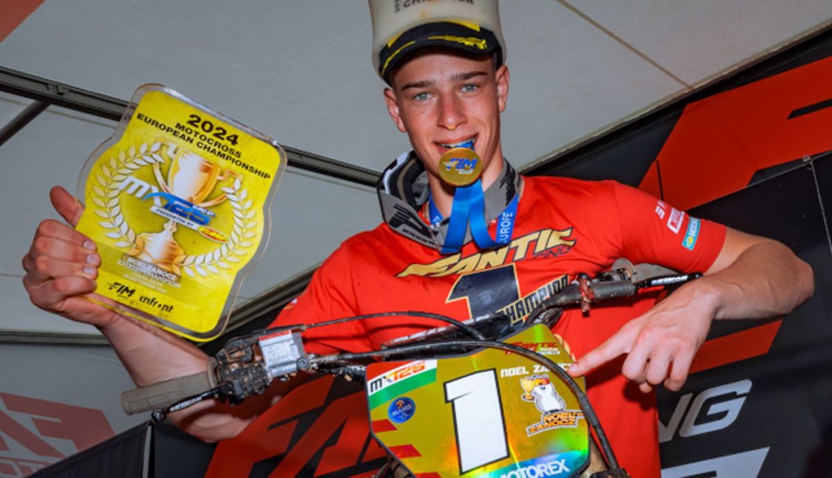 Noel Zanocz, Campeón EMX125 2024 Noel Zanocz, Campeón EMX125 2024