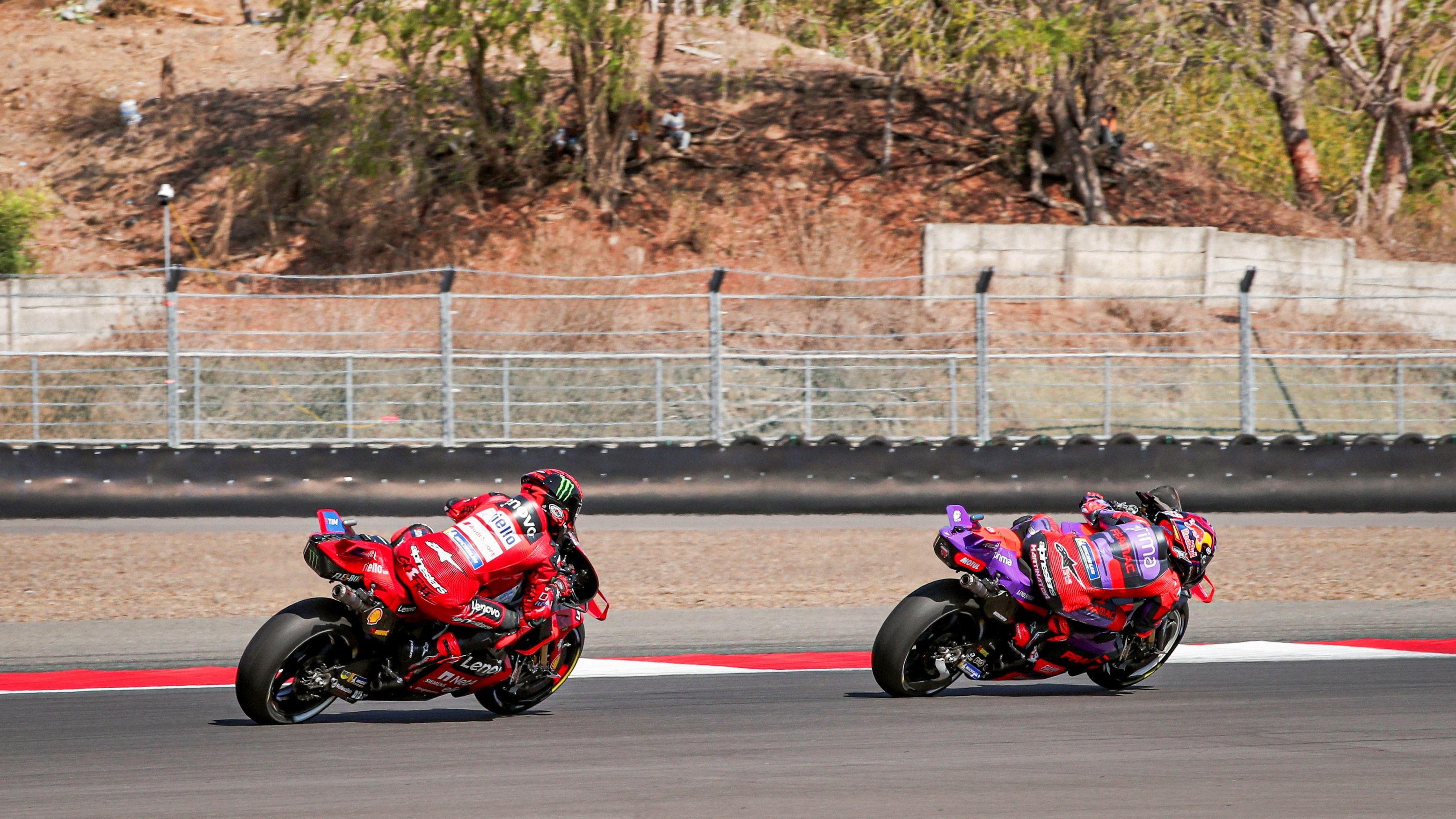 Jorge Martín ganó la carrera y Pecco Bagnaia el Sprint en el GP de Indonesia de MotoGP 2024