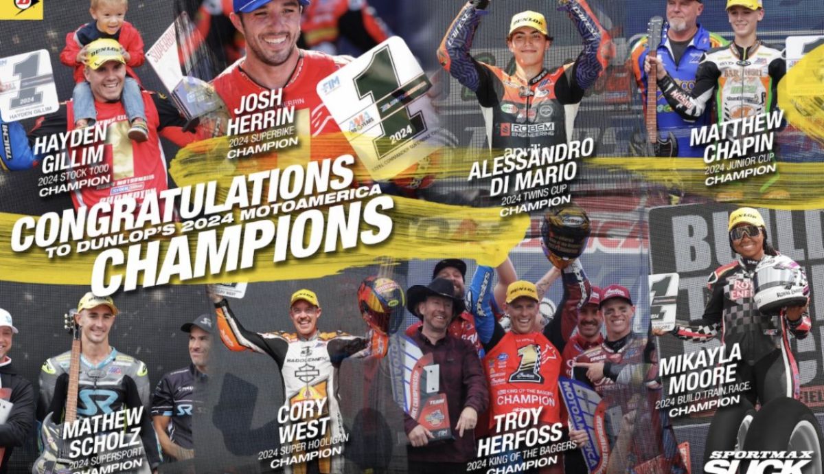 Los ocho campeones 2024 del MotoAmerica Los ocho campeones 2024 del MotoAmerica