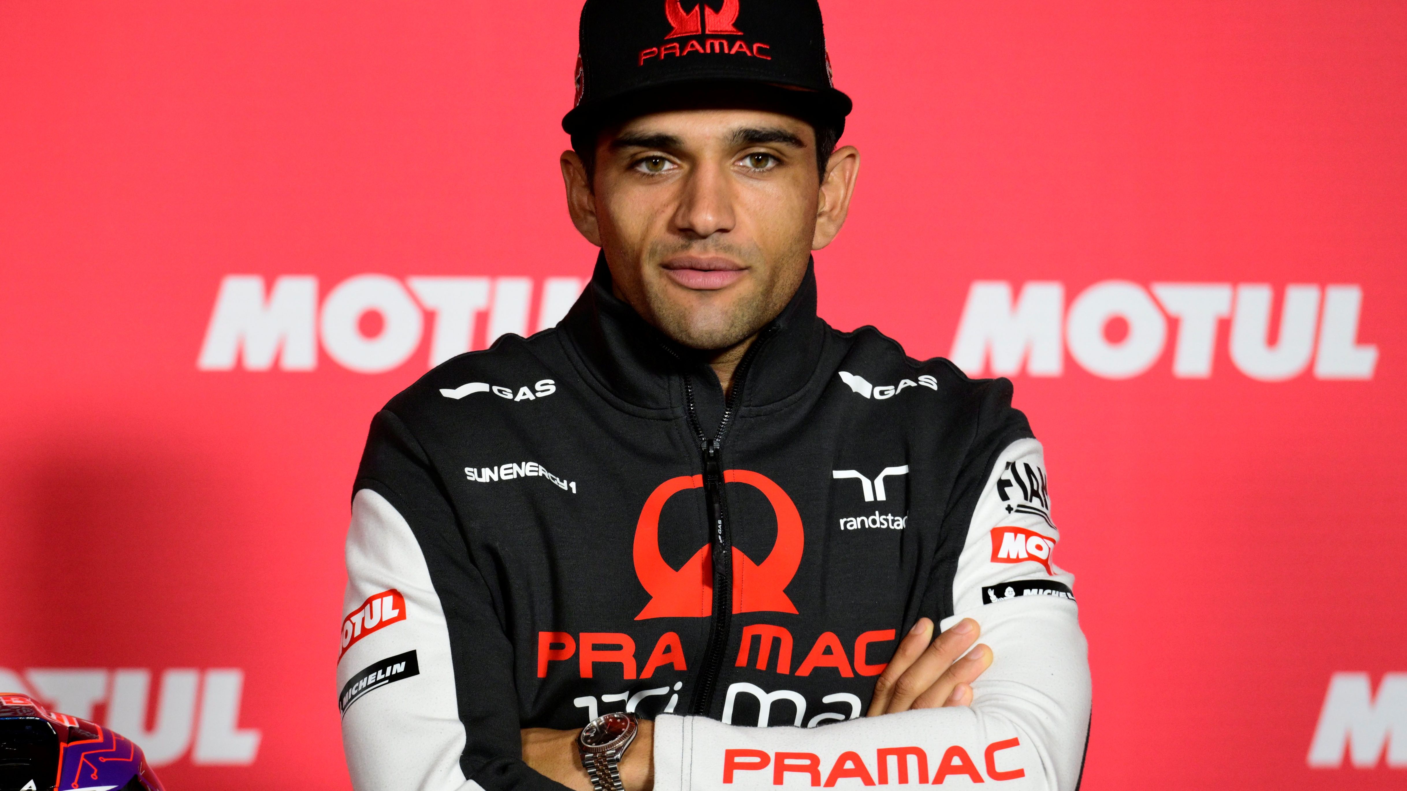 Jorge Martín en la rueda de prensa previa del Gran Premio de Japón