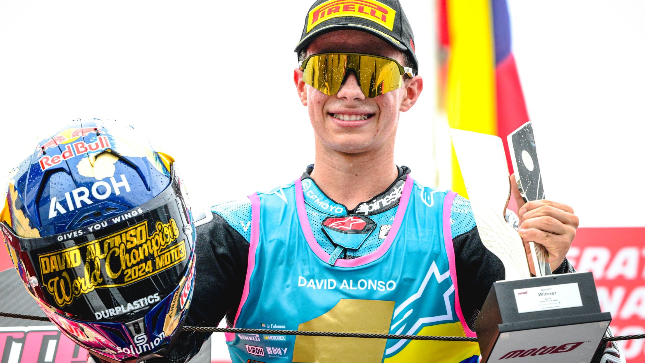 David Alonso ha sentenciado el título mundial de Moto3 2024