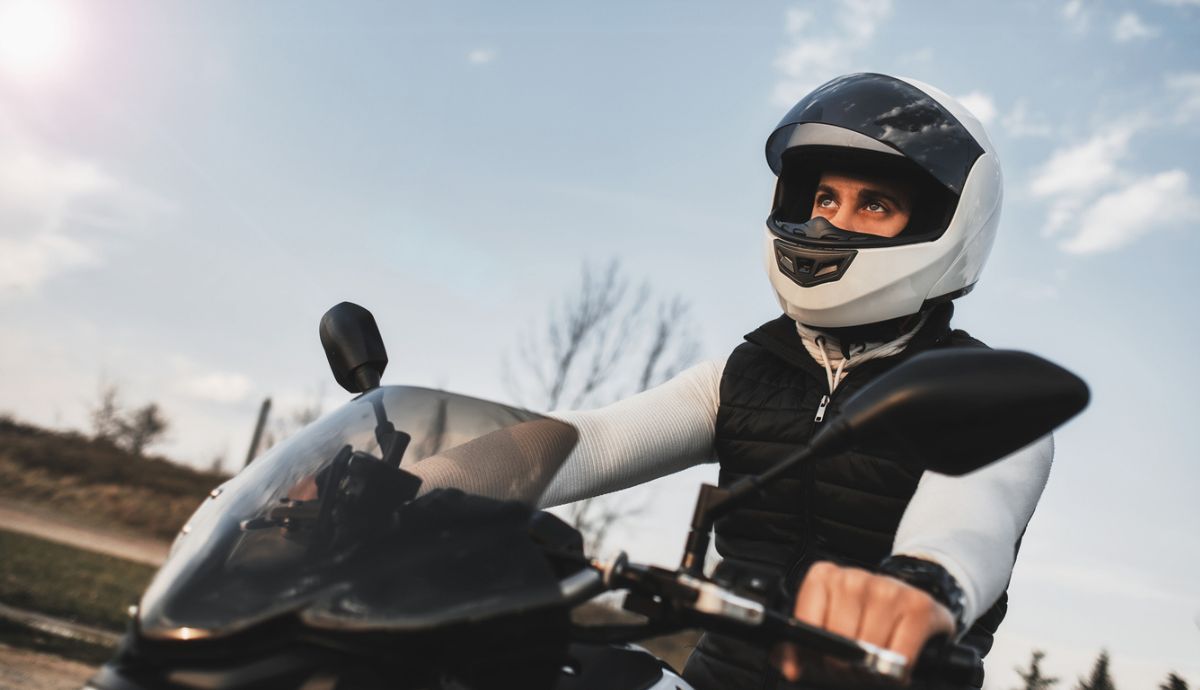 Ventilación del casco de la moto