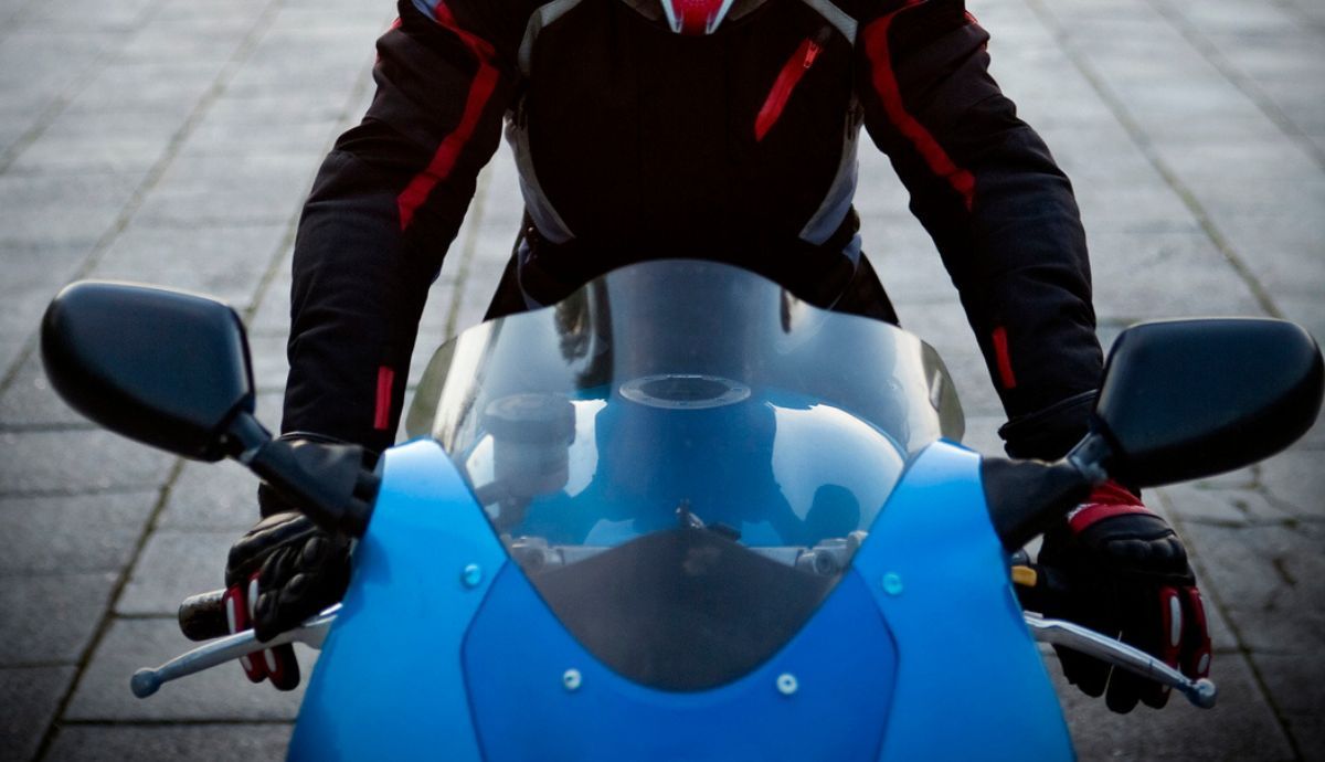 Cúpula de doble burbuja para moto