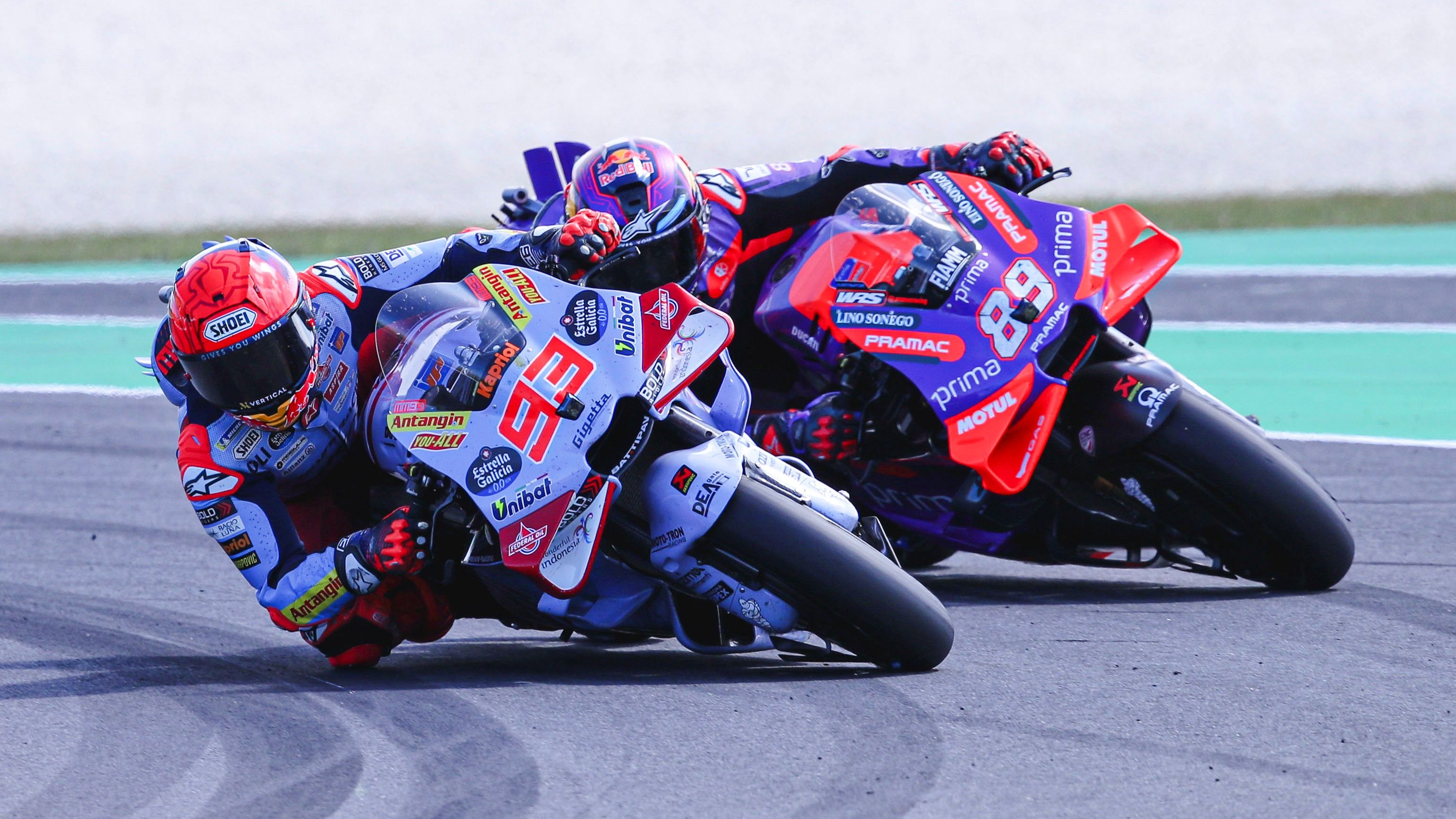 Marc Márquez se ha impuesto en Phillip Island ante Jorge Martín