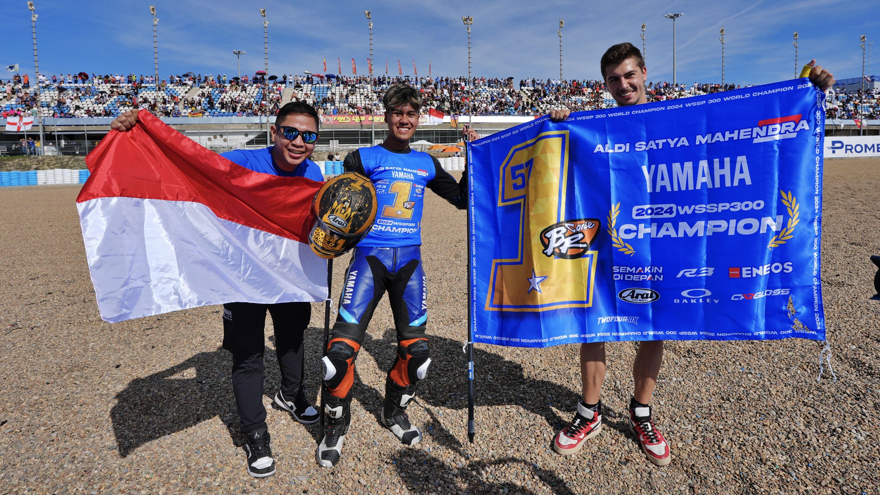 Aldi Satya Mahendra se ha proclamado campeón mundial de Supersport 300 2024
