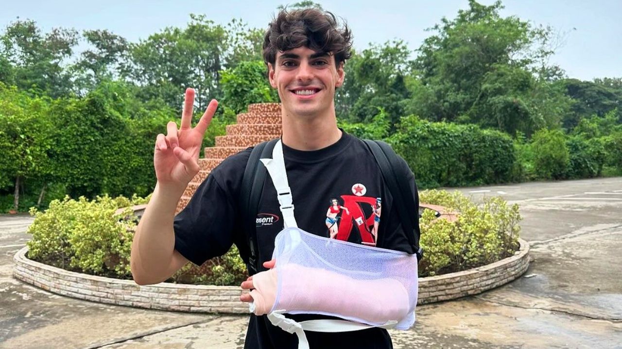 Fermín Aldeguer se lesionó en Tailandia, no estará en Malasia y es duda para el test de Valencia
