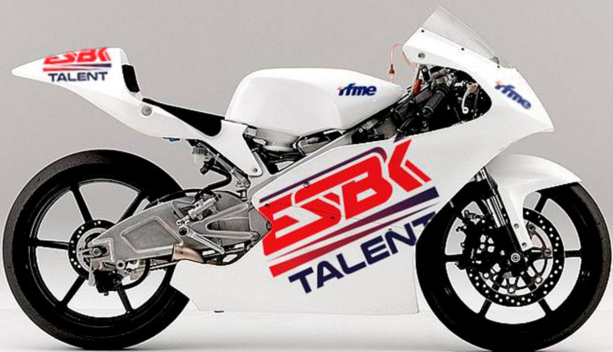 La Honda NSF250R que se usará en la ESBK Talent