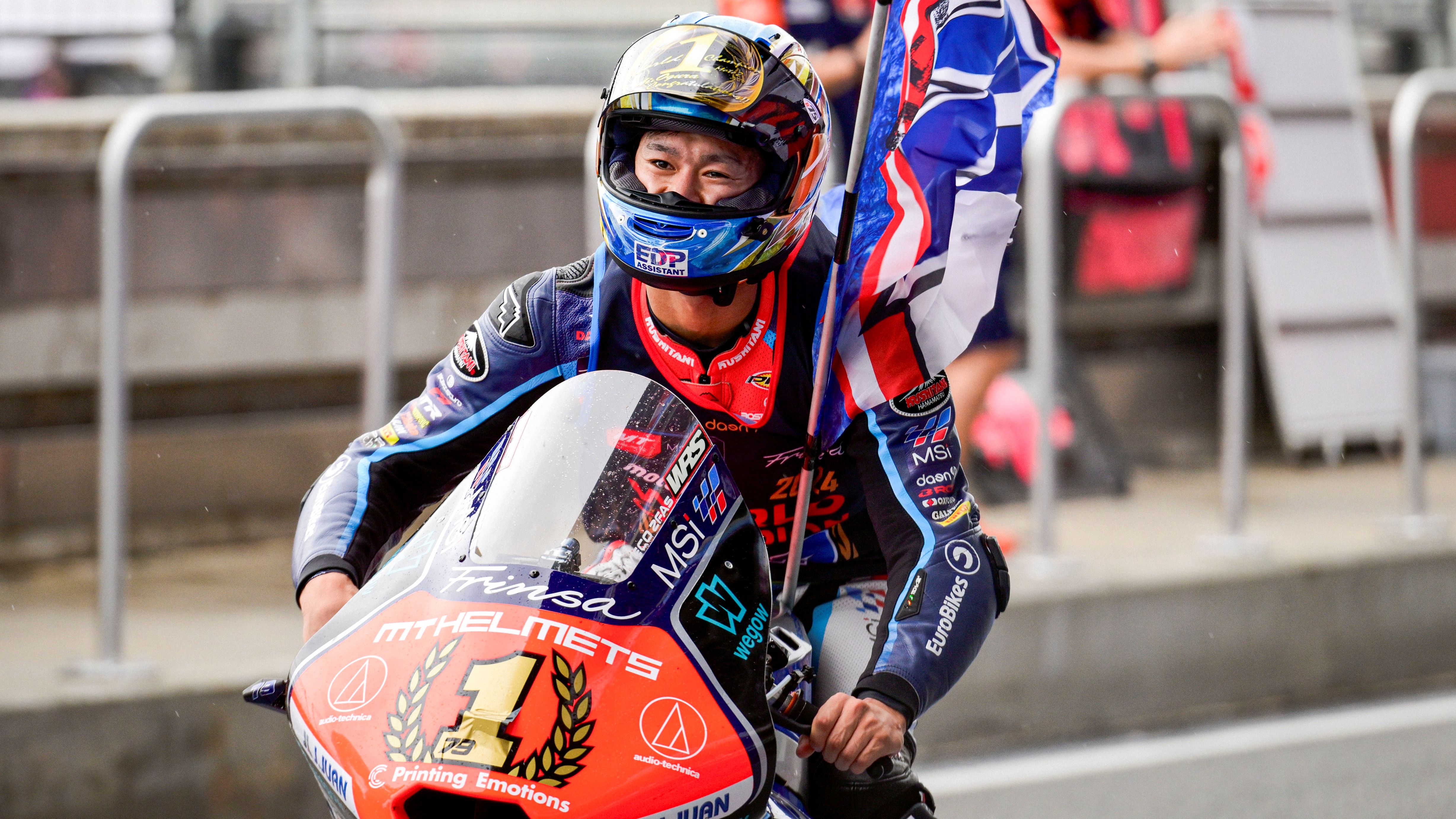 Ai Ogura recién coronado campeón del mundo, Moto2 Tailandia 2024