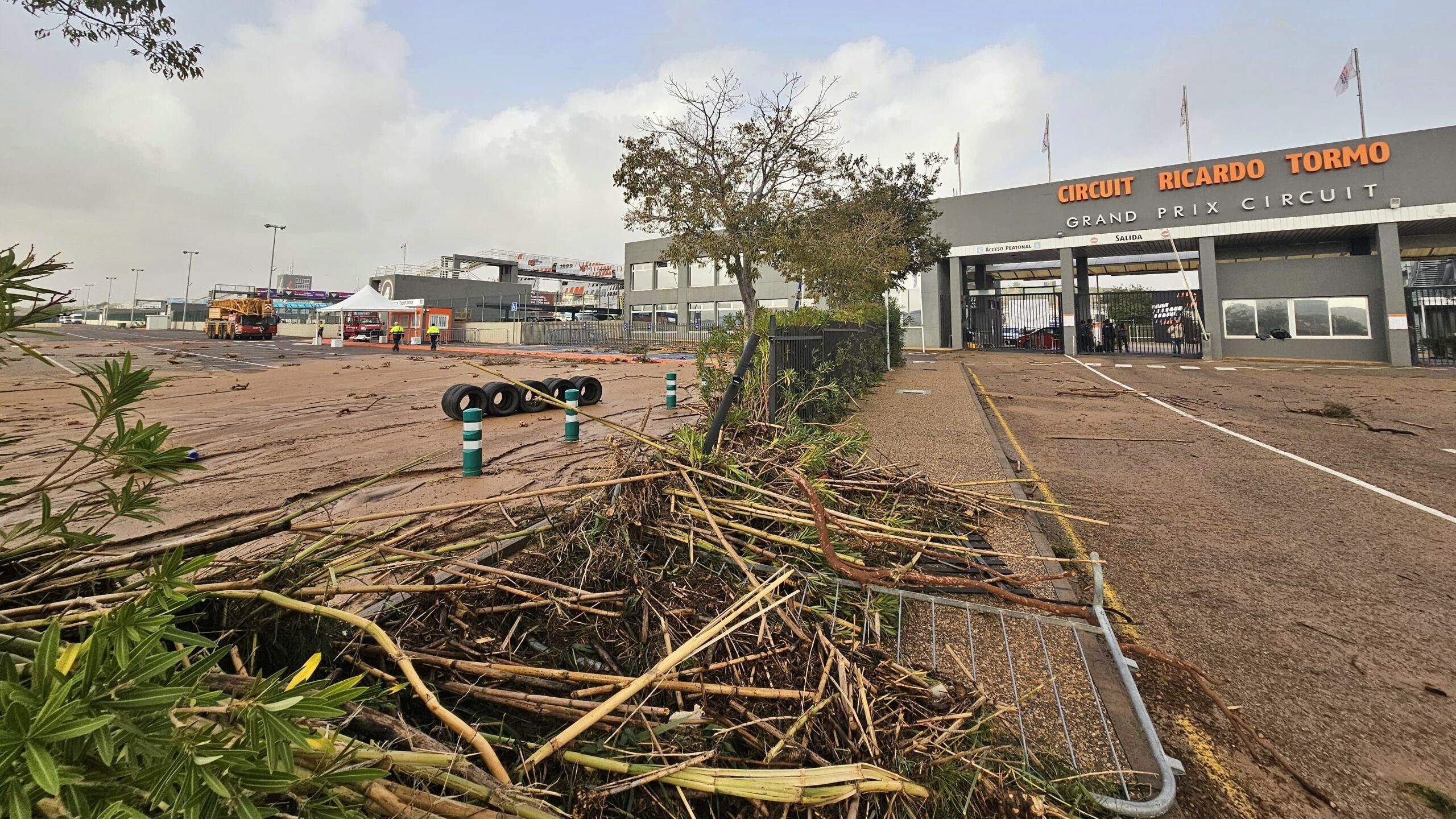 Los estragos causados por la DANA en el Circuit Ricardo Tormo de la Comunitat Valenciana