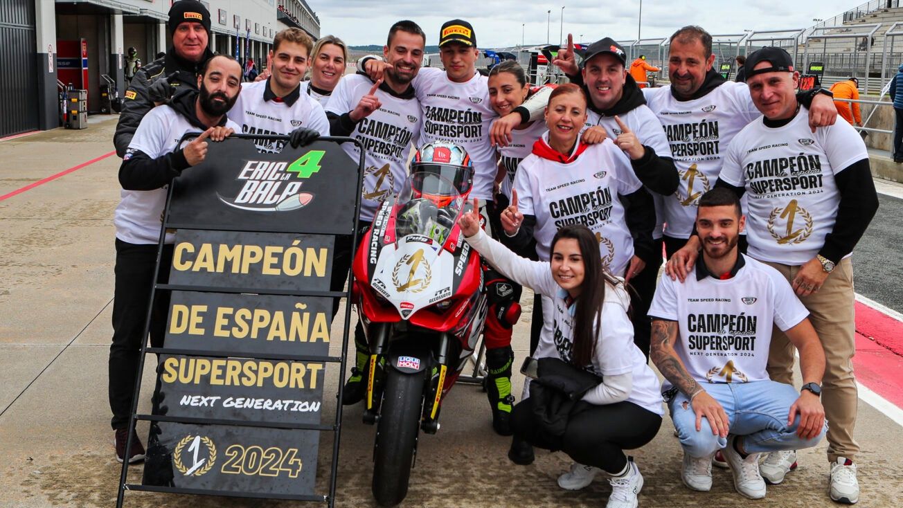 Eric Fernández se ha proclamado campeón de España de Supersport Next Gen 2024