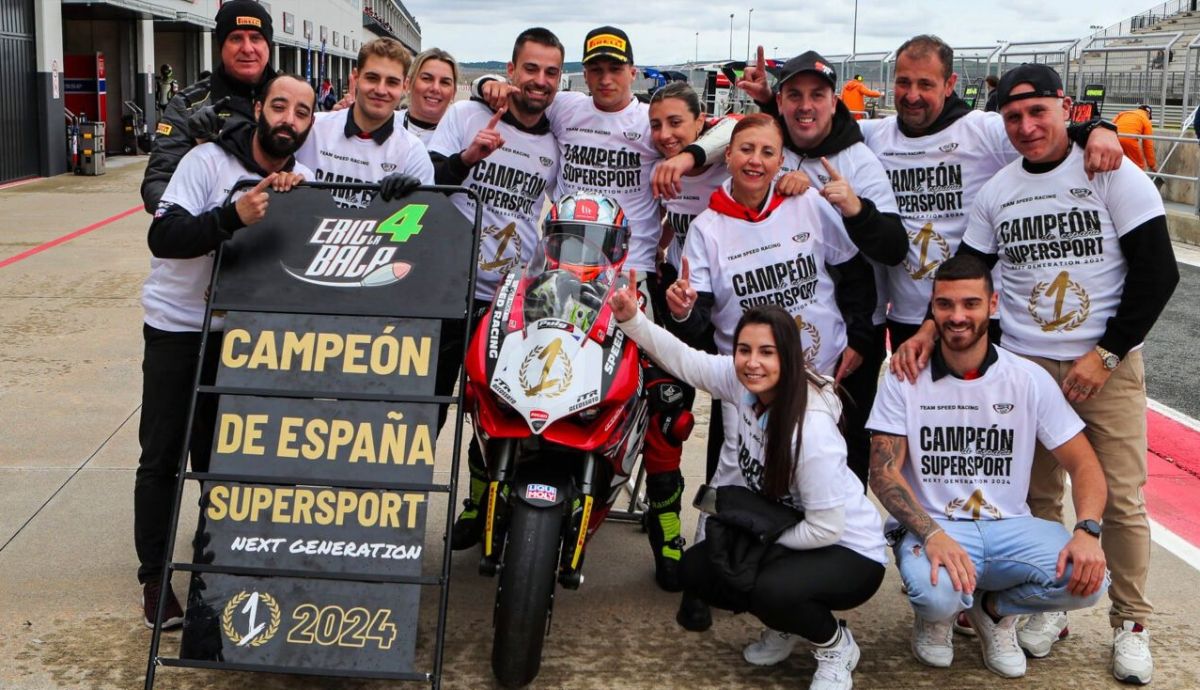 Eric Fernández se ha proclamado campeón de España de Supersport Next Gen 2024 Eric Fernández se ha proclamado campeón de España de Supersport Next Gen 2024