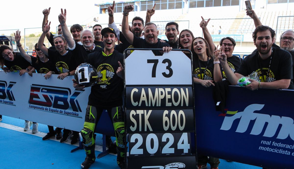 Jacopo Cretaro, campeón del ESBK Superstock 600 2024 Jacopo Cretaro, campeón del ESBK Superstock 600 2024
