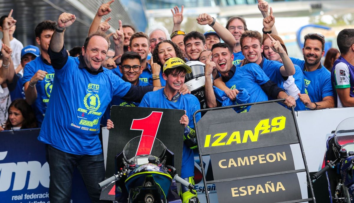 Izan Rodríguez, campeón del ESBK PreMoto3 2024 Izan Rodríguez, campeón del ESBK PreMoto3 2024